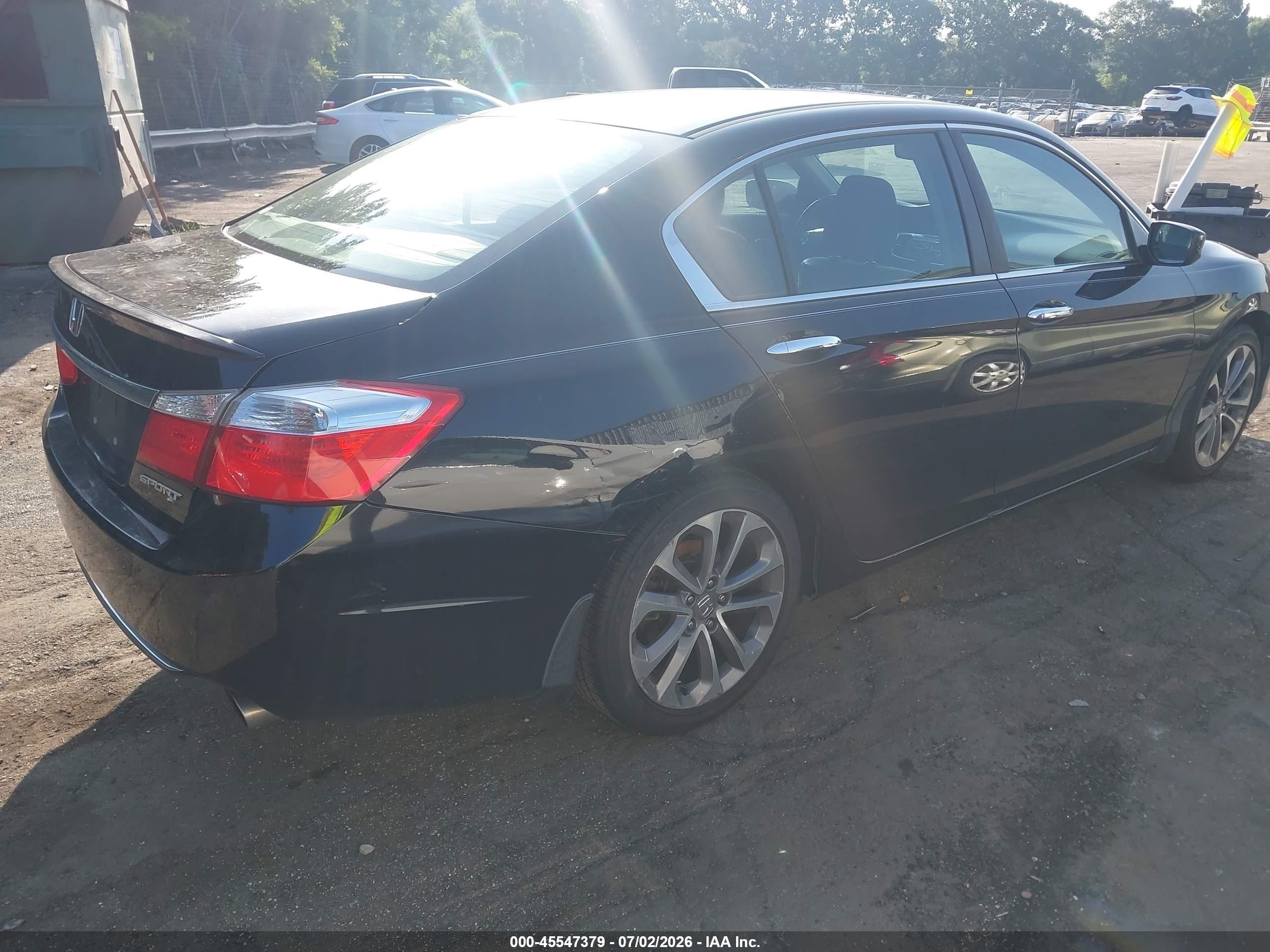 2013 Honda Accord Sport Black vin: 1HGCR2F52DA263397