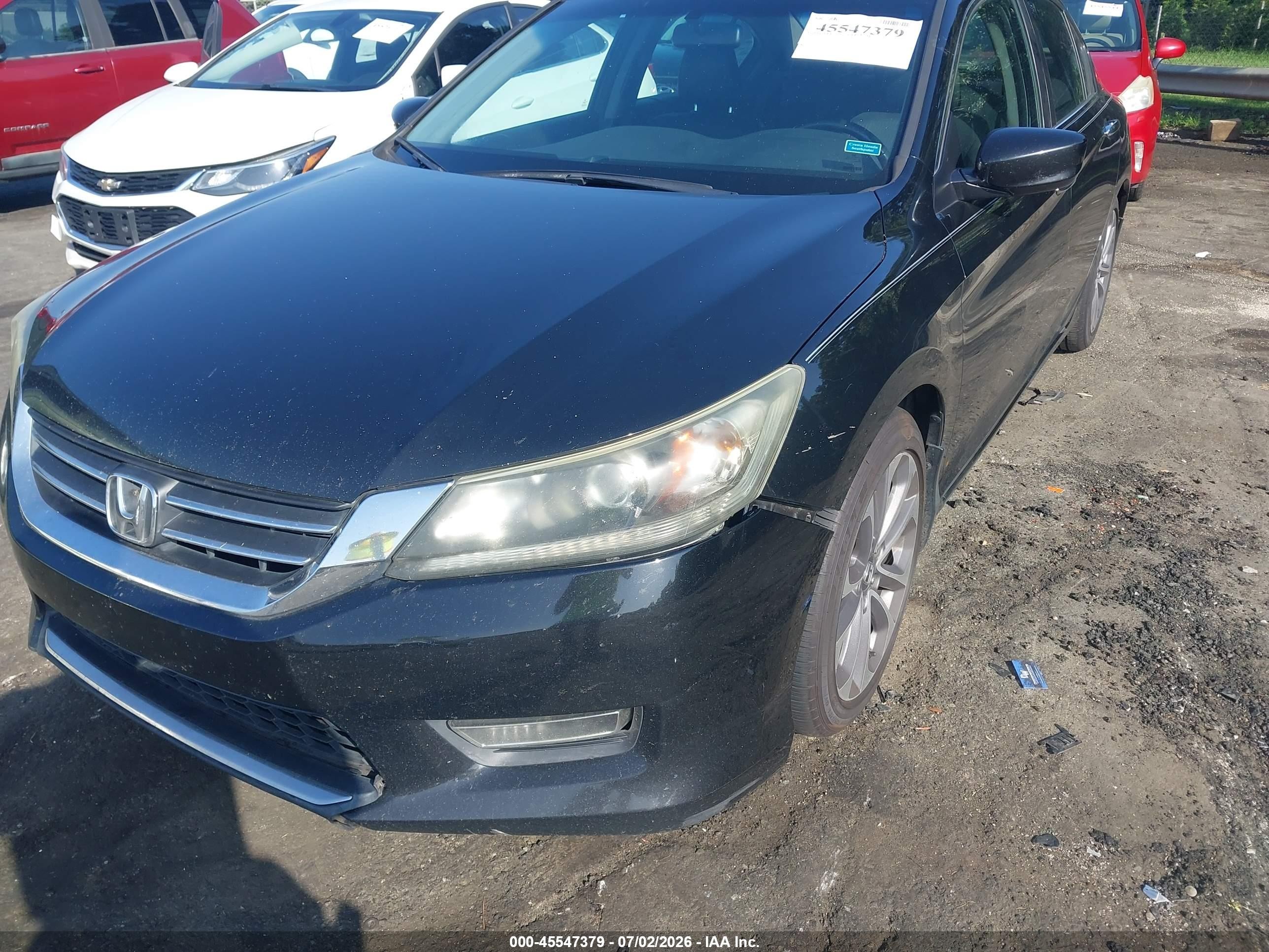 2013 Honda Accord Sport Black vin: 1HGCR2F52DA263397