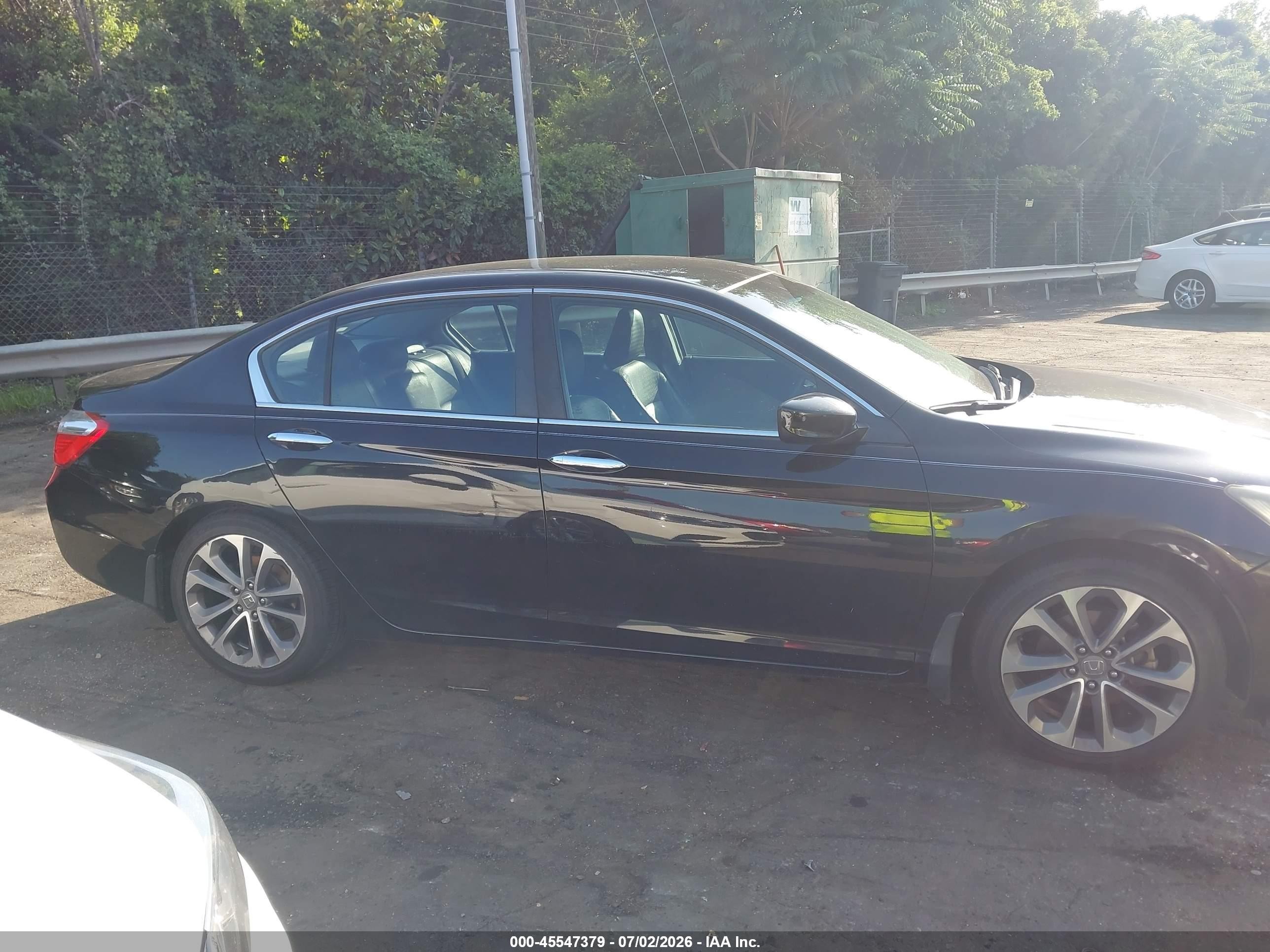 2013 Honda Accord Sport Black vin: 1HGCR2F52DA263397