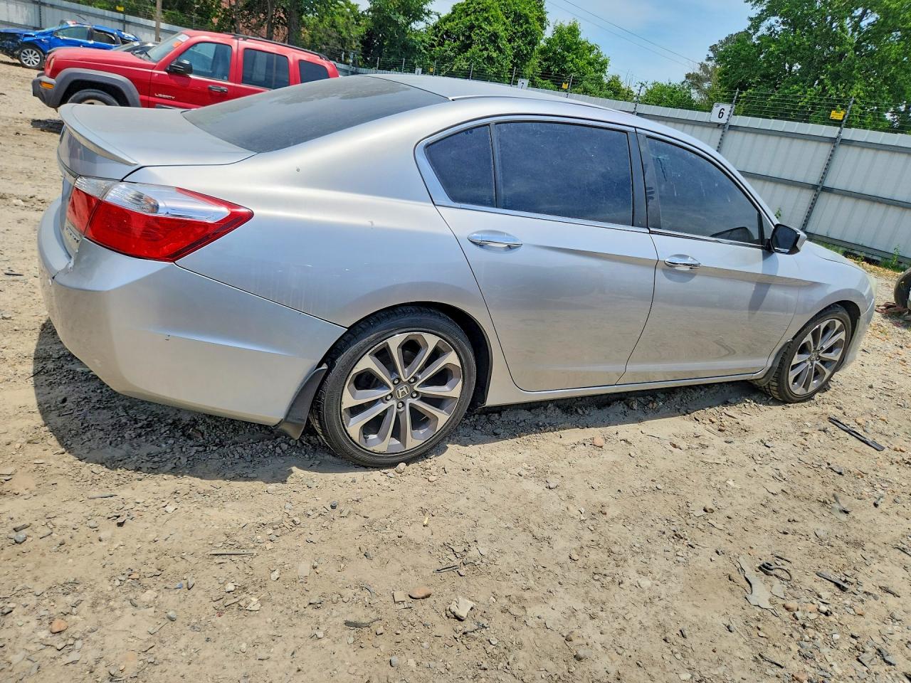 2013 Honda Accord Sport Silver vin: 1HGCR2F52DA266199