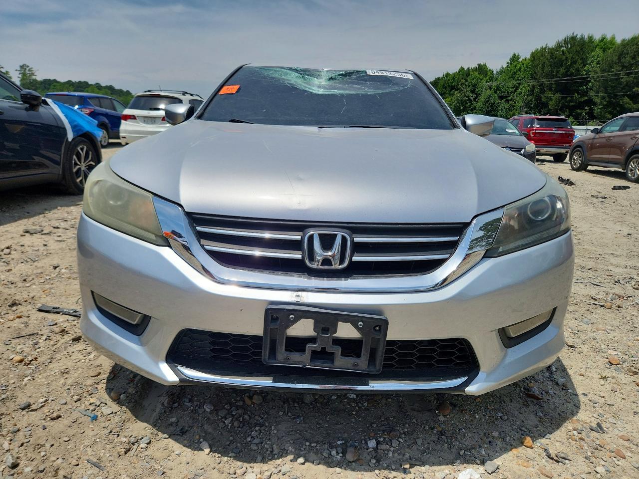 2013 Honda Accord Sport Silver vin: 1HGCR2F52DA266199