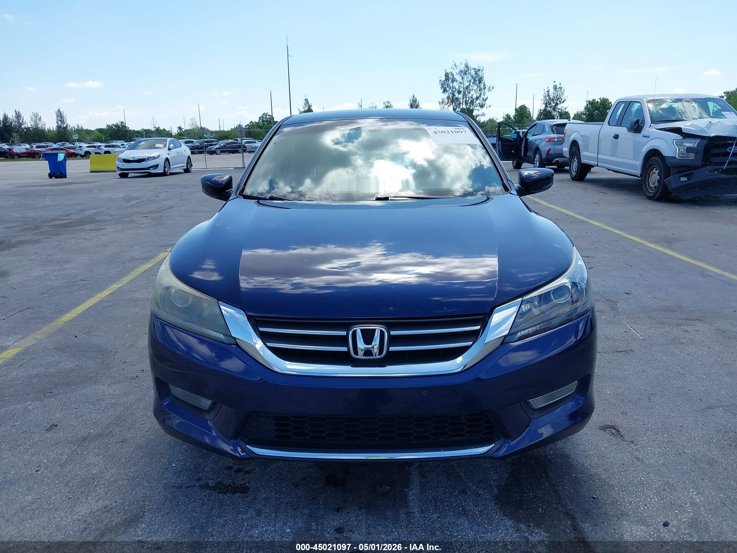 2013 Honda Accord Sport Dark Blue vin: 1HGCR2F52DA270186