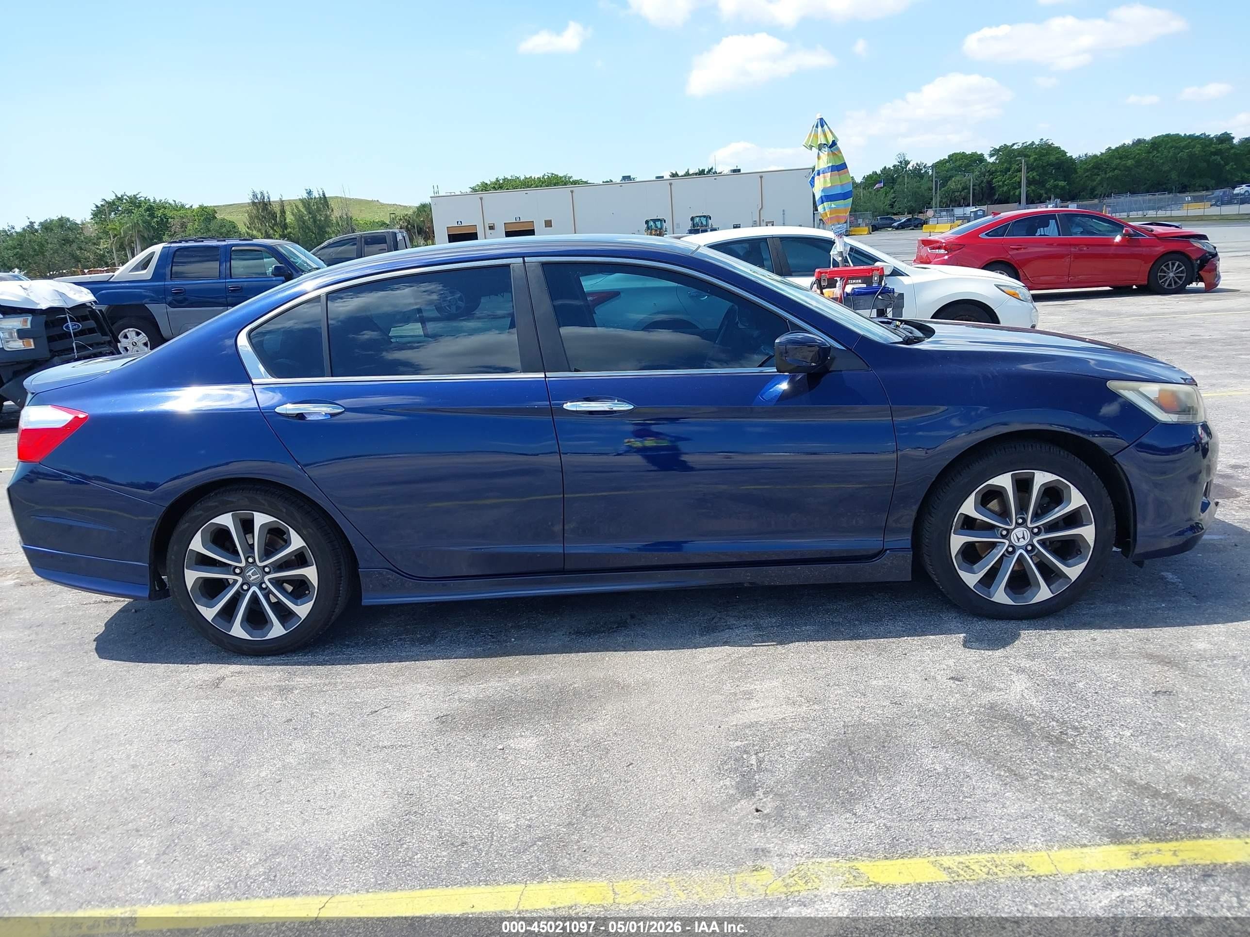 2013 Honda Accord Sport Dark Blue vin: 1HGCR2F52DA270186