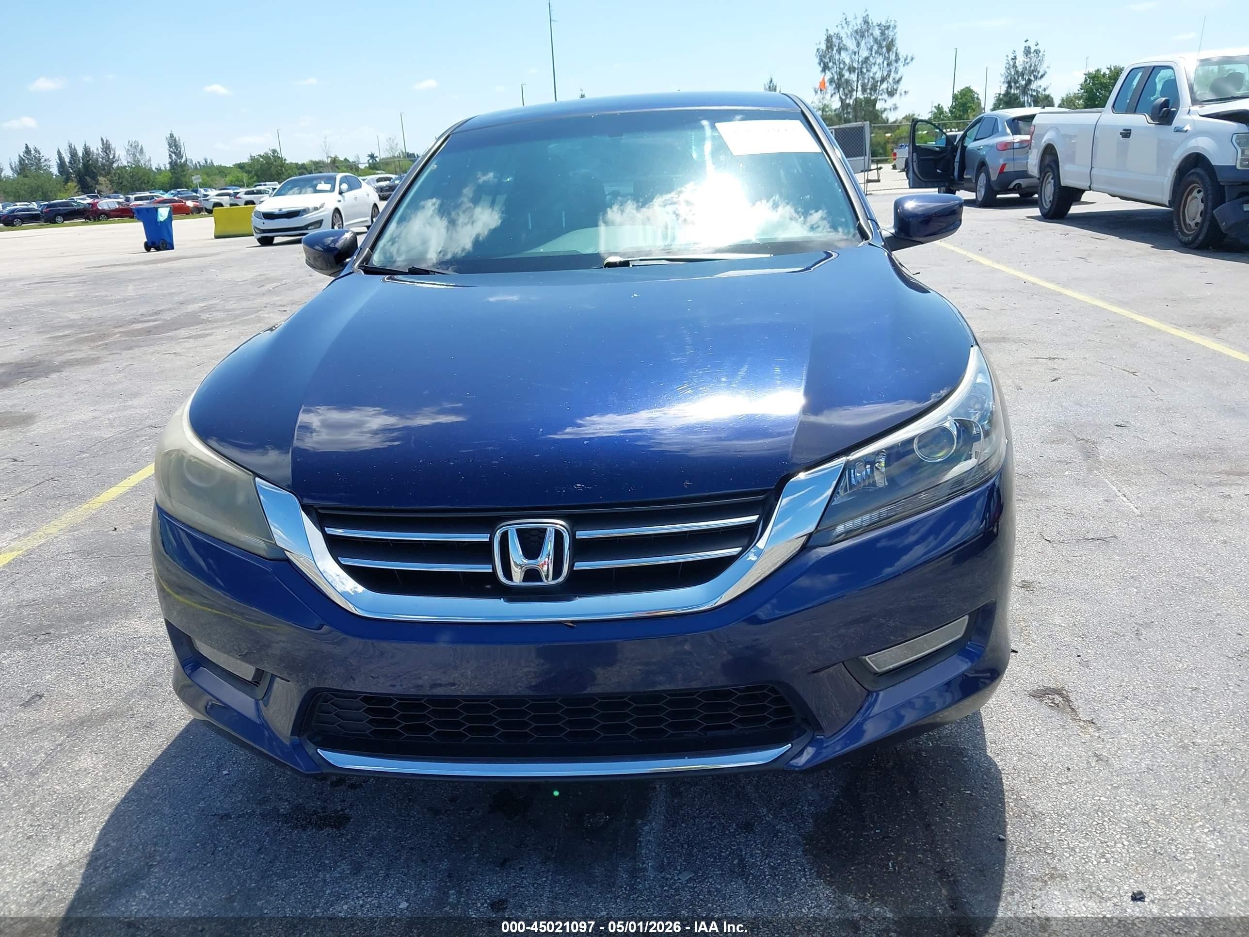 2013 Honda Accord Sport Dark Blue vin: 1HGCR2F52DA270186