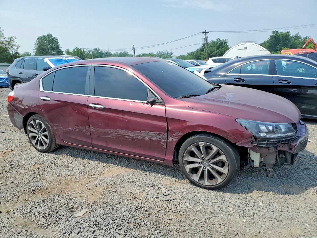 2013 Honda Accord Sport Purple vin: 1HGCR2F52DA276246