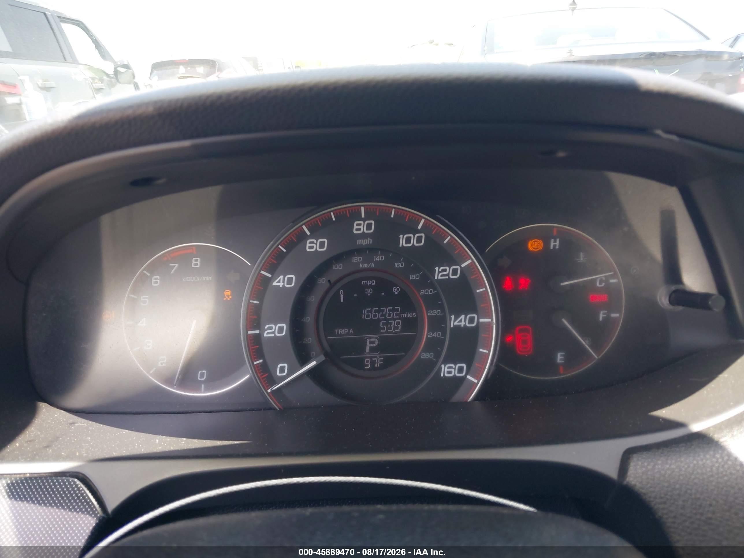 2014 Honda Accord Sport Red vin: 1HGCR2F52EA014633