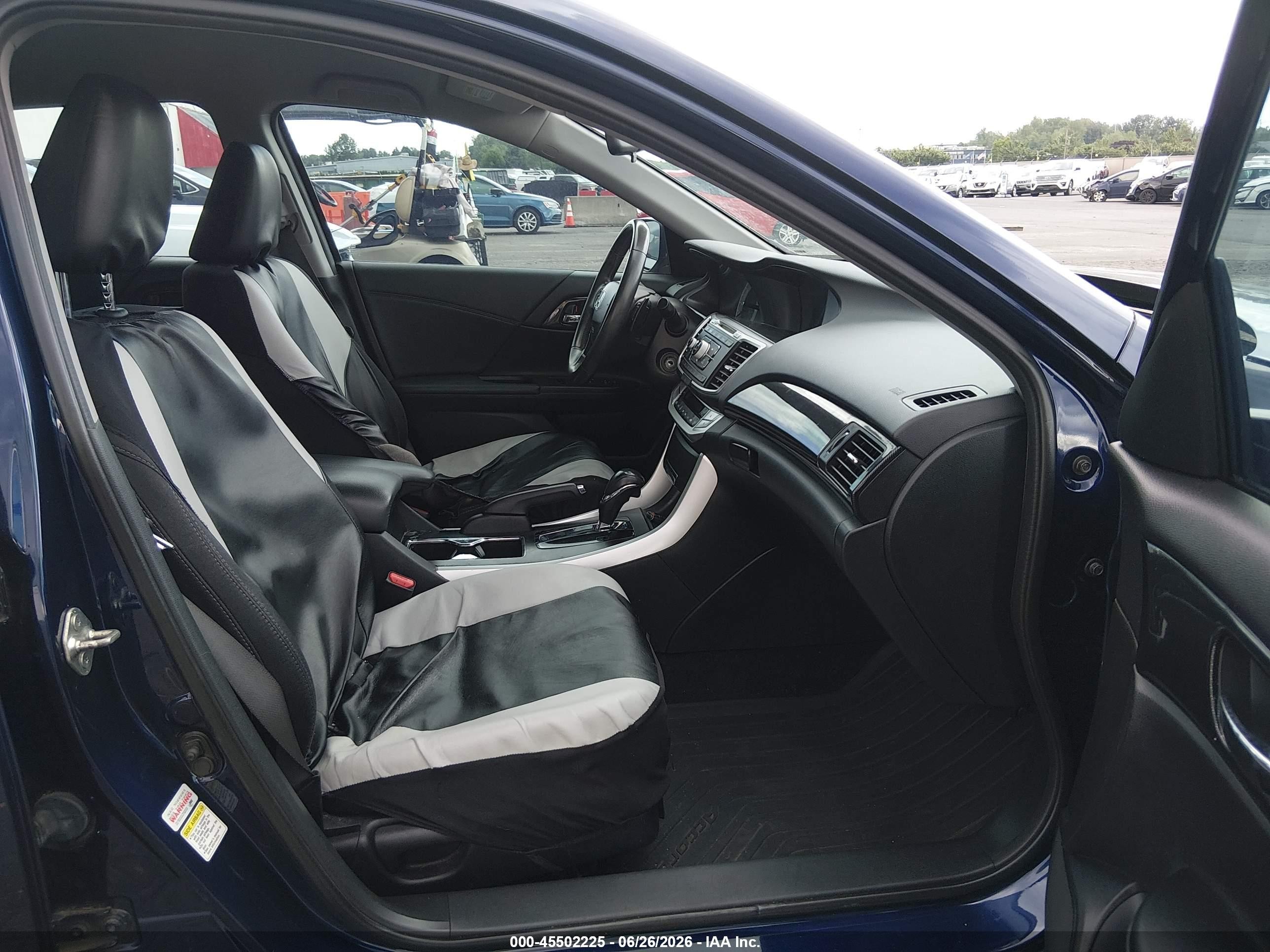 2014 Honda Accord Sport Blue vin: 1HGCR2F52EA017080