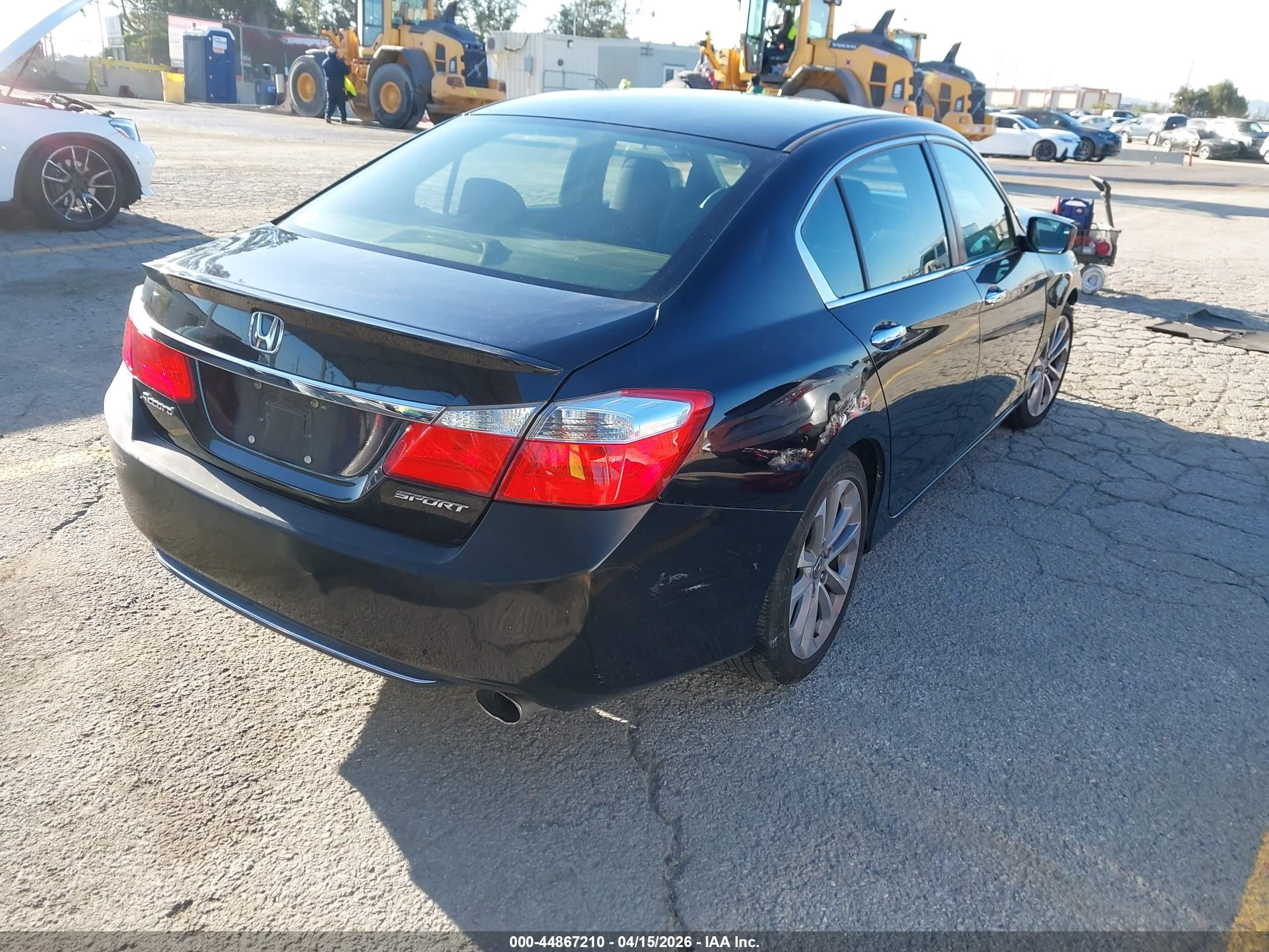 2014 Honda Accord Sport Black vin: 1HGCR2F52EA037815