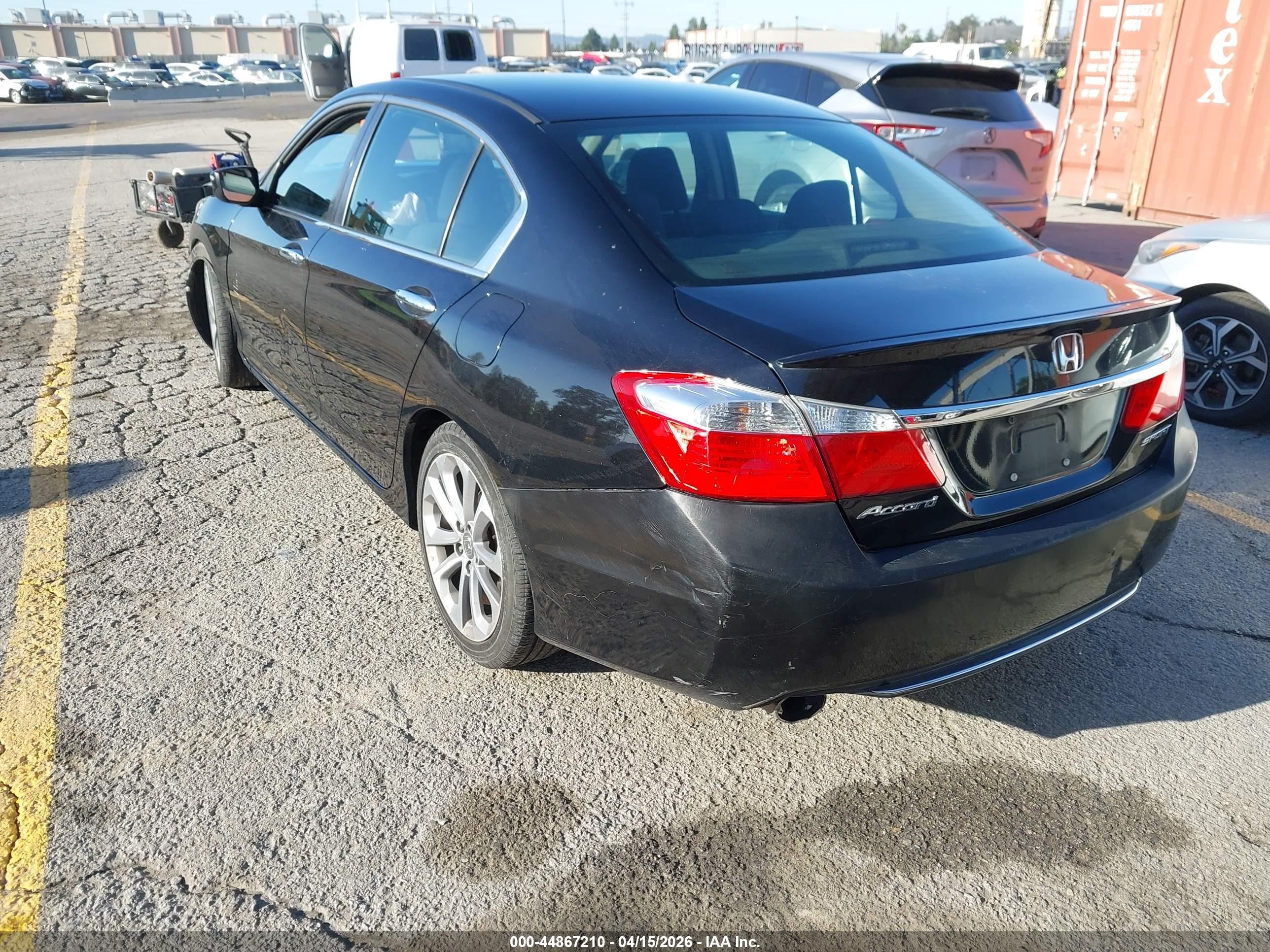 2014 Honda Accord Sport Black vin: 1HGCR2F52EA037815