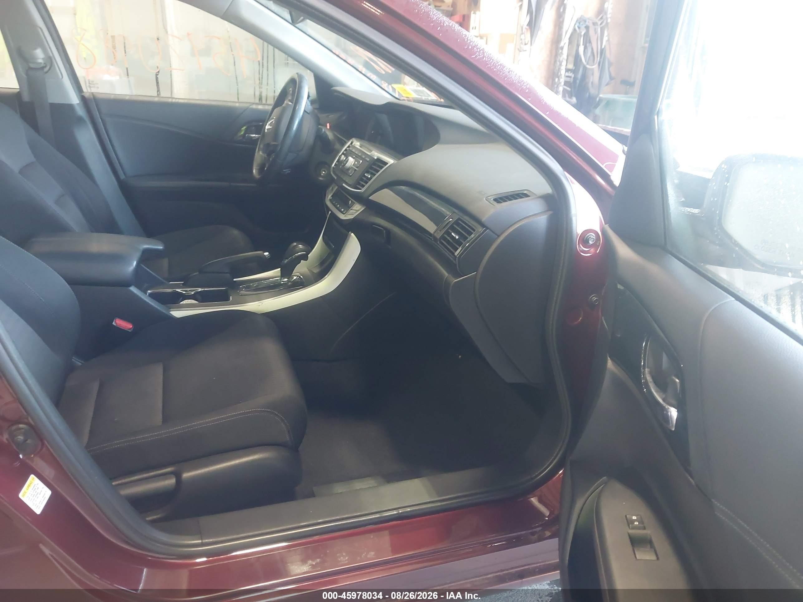2014 Honda Accord Sport Maroon vin: 1HGCR2F52EA045302