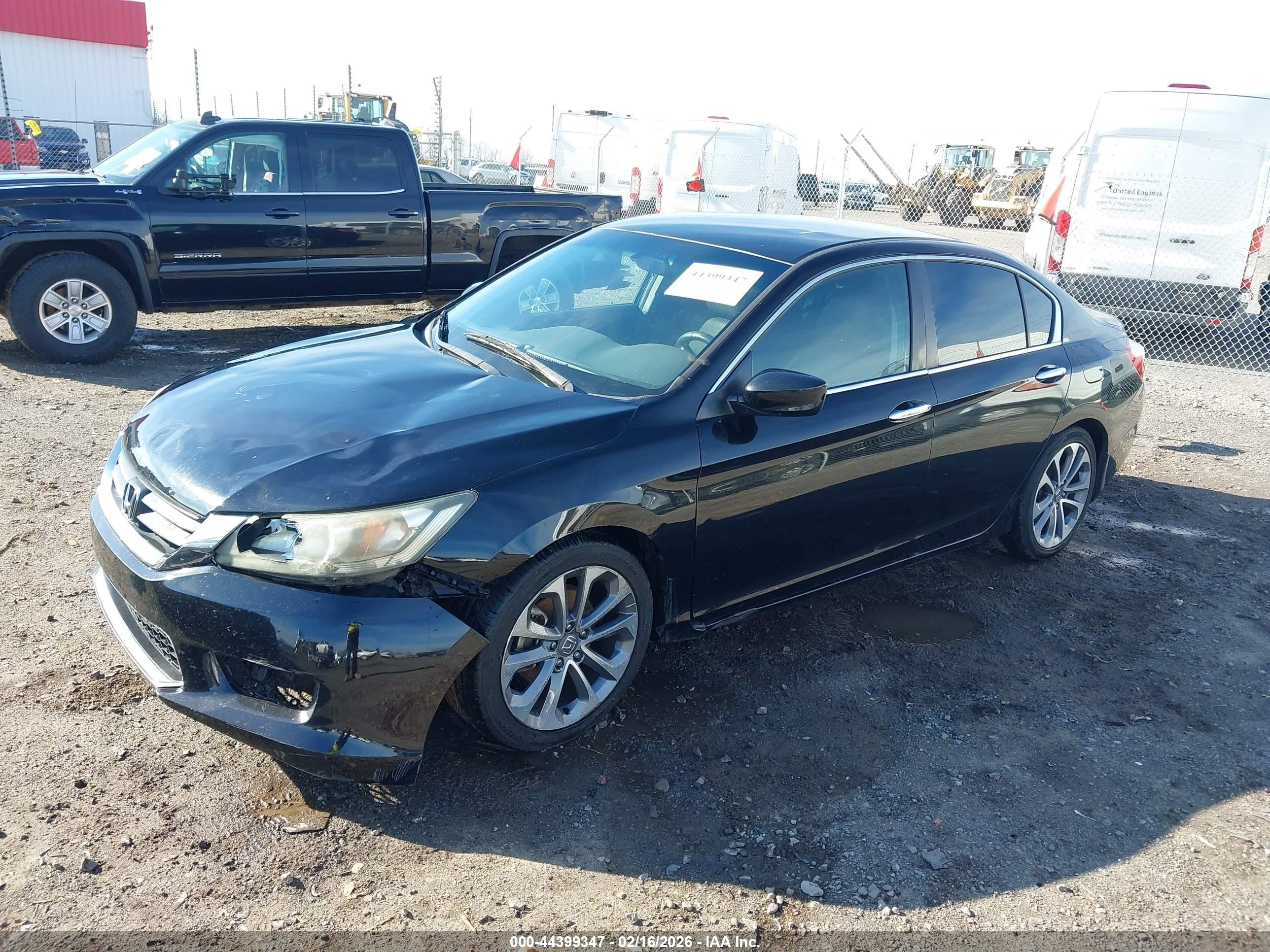 2014 Honda Accord Sport Black vin: 1HGCR2F52EA066425