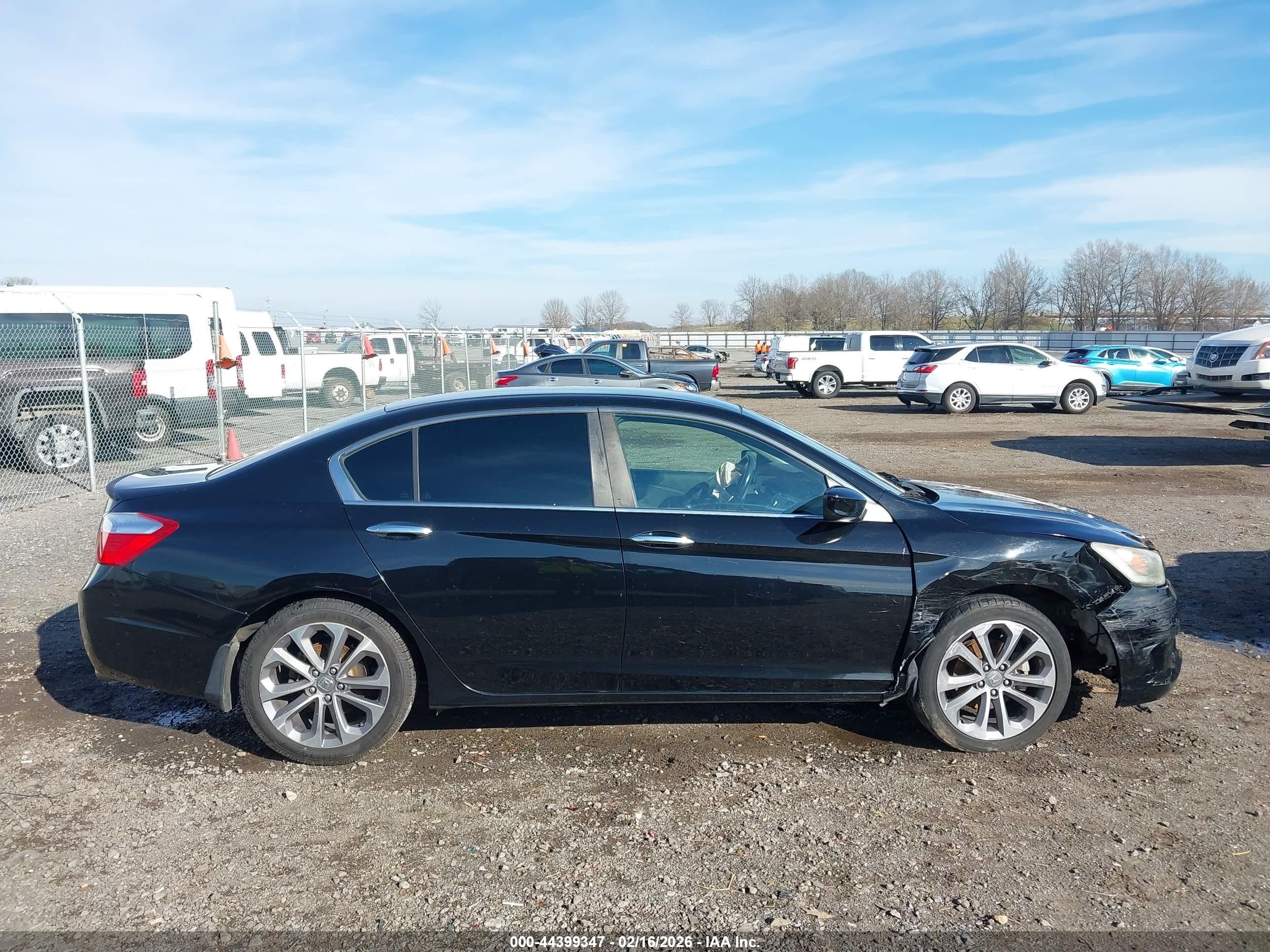 2014 Honda Accord Sport Black vin: 1HGCR2F52EA066425