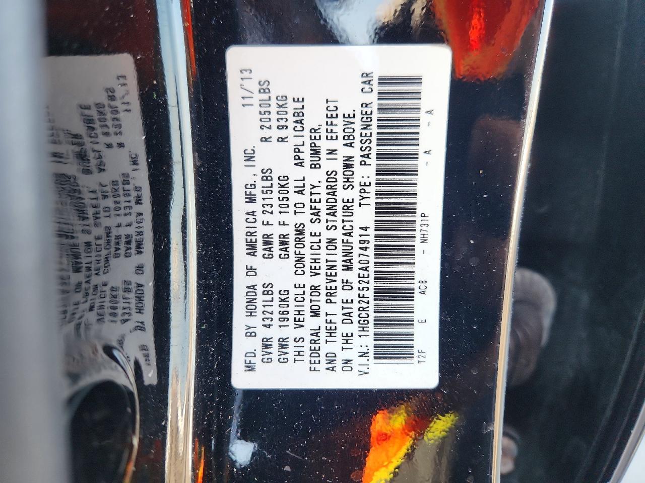 2014 Honda Accord Sport Black vin: 1HGCR2F52EA074914