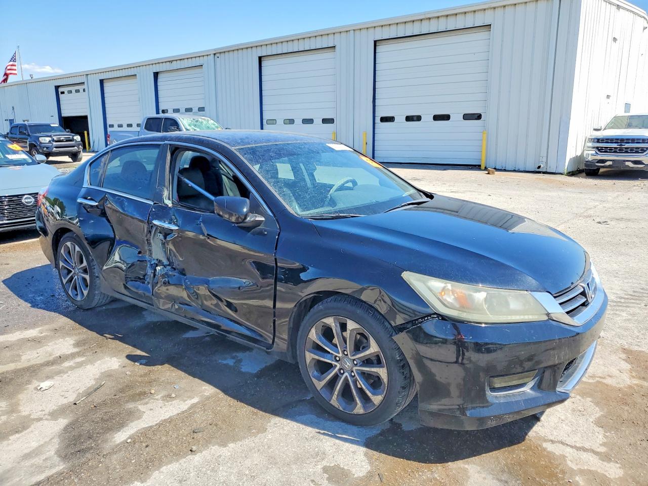 2014 Honda Accord Sport Black vin: 1HGCR2F52EA074928