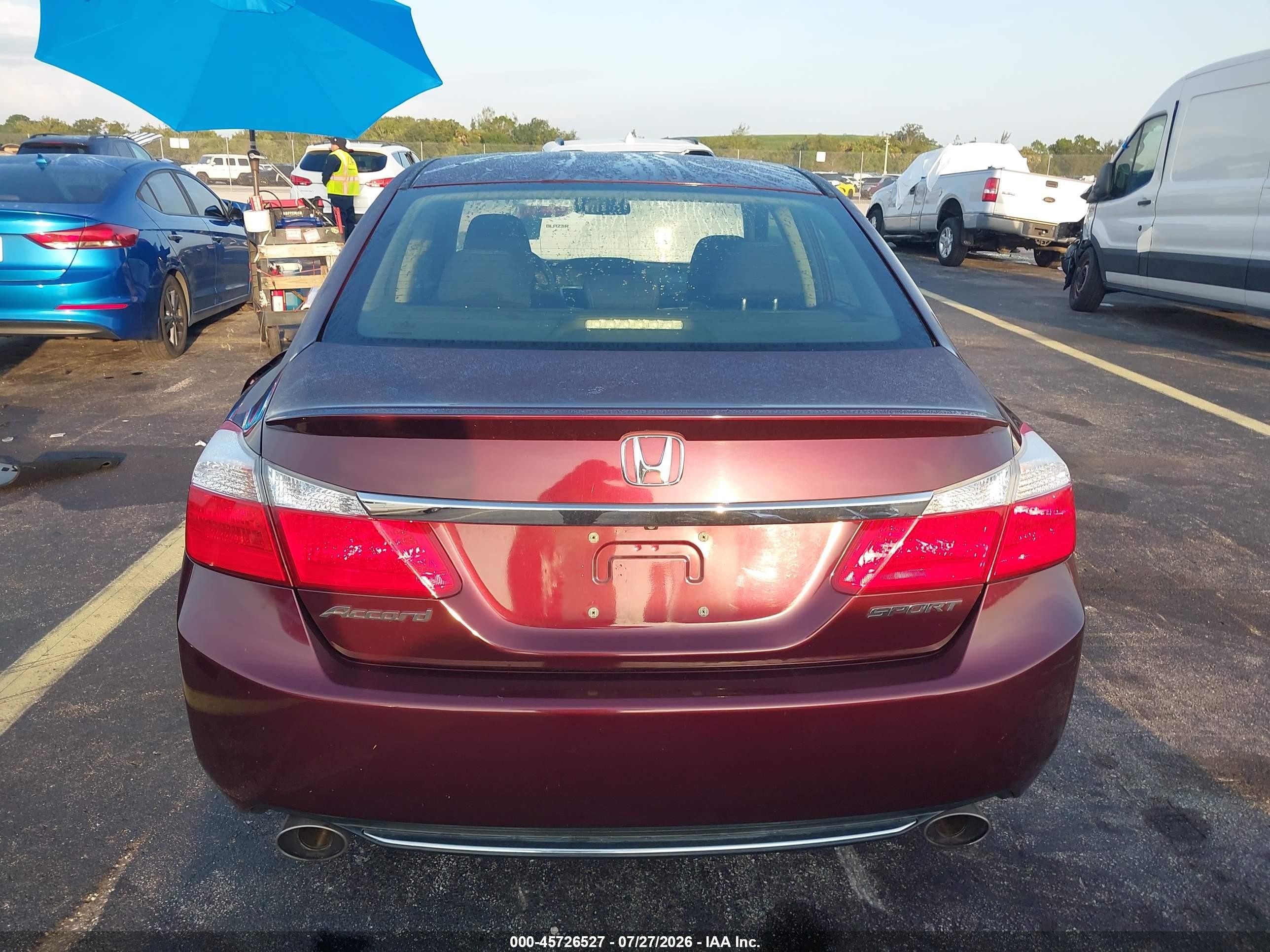 2014 Honda Accord Sport Коричневый vin: 1HGCR2F52EA080230