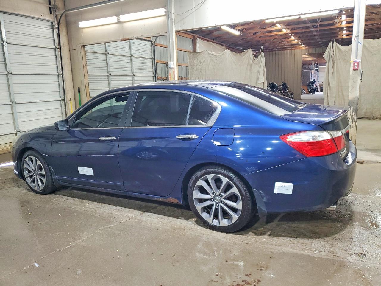 2014 Honda Accord Sport Синий vin: 1HGCR2F52EA102405