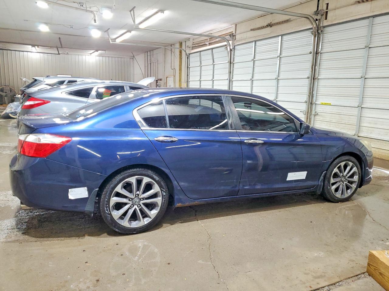 2014 Honda Accord Sport Синий vin: 1HGCR2F52EA102405