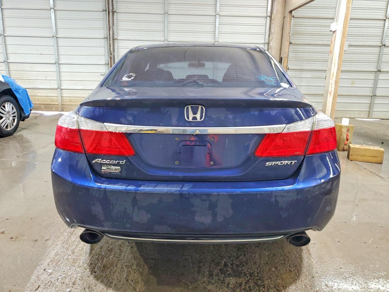 2014 Honda Accord Sport Синий vin: 1HGCR2F52EA102405