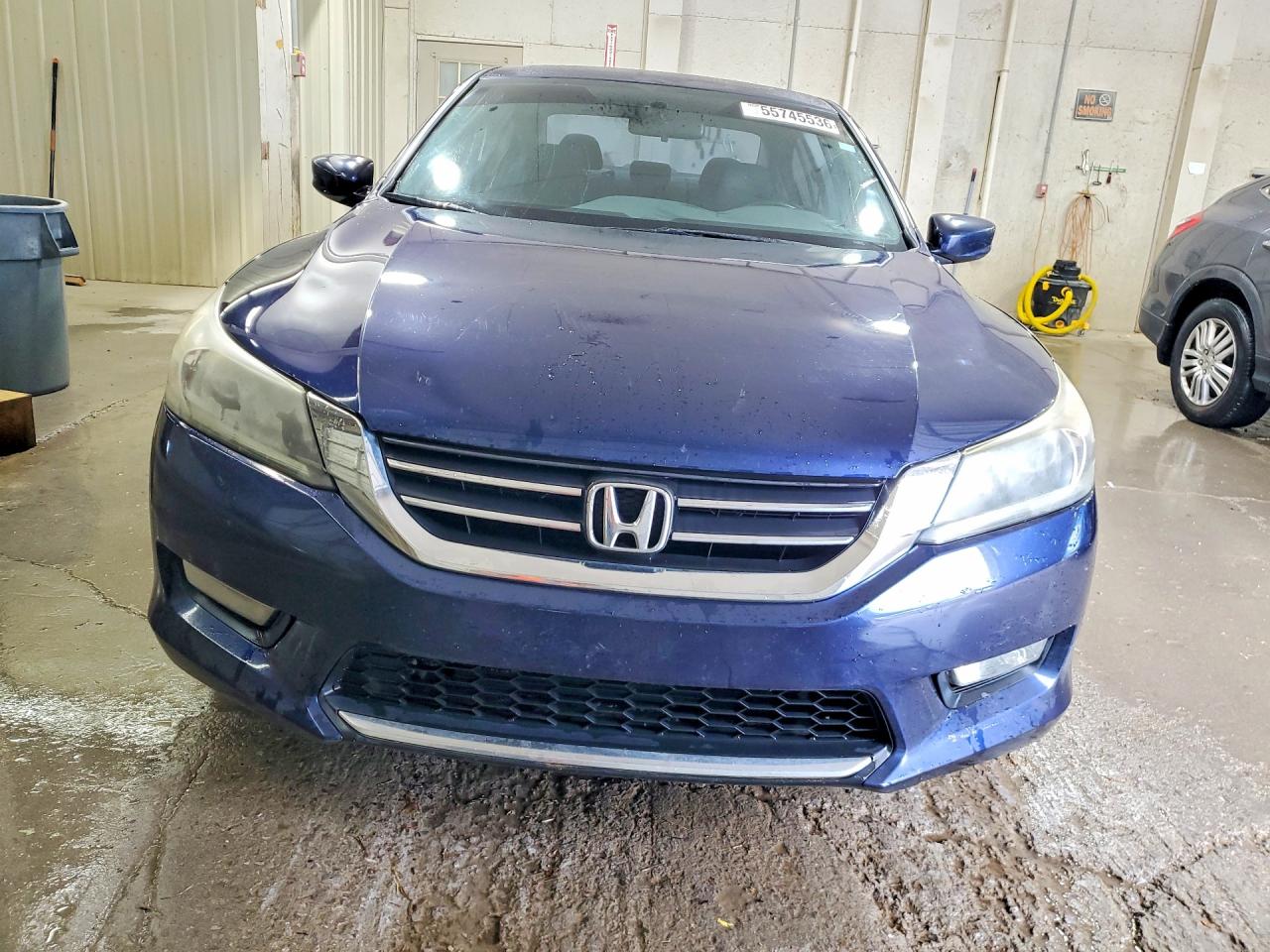 2014 Honda Accord Sport Синий vin: 1HGCR2F52EA102405