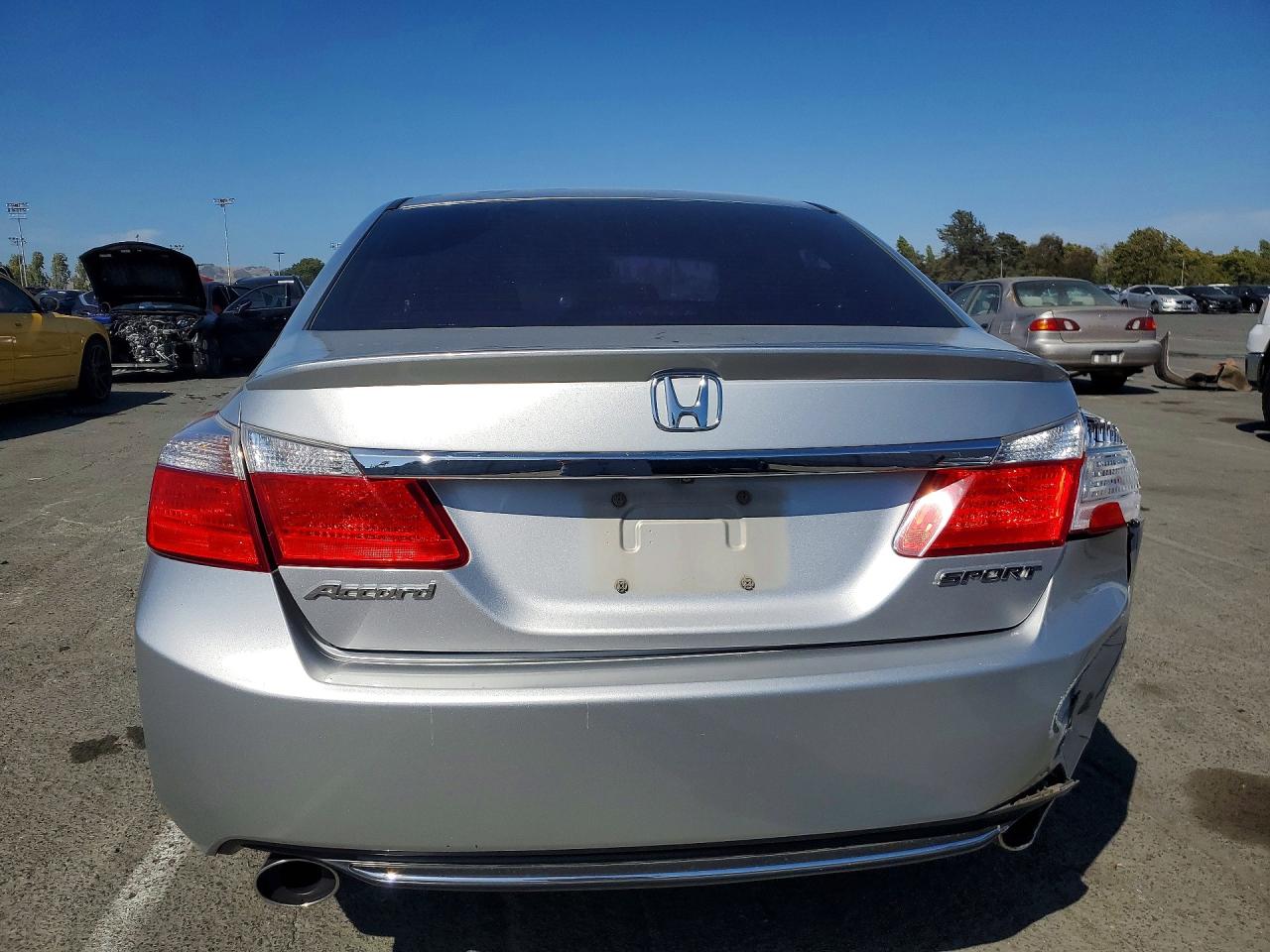 2014 Honda Accord Sport Серебряный vin: 1HGCR2F52EA112724