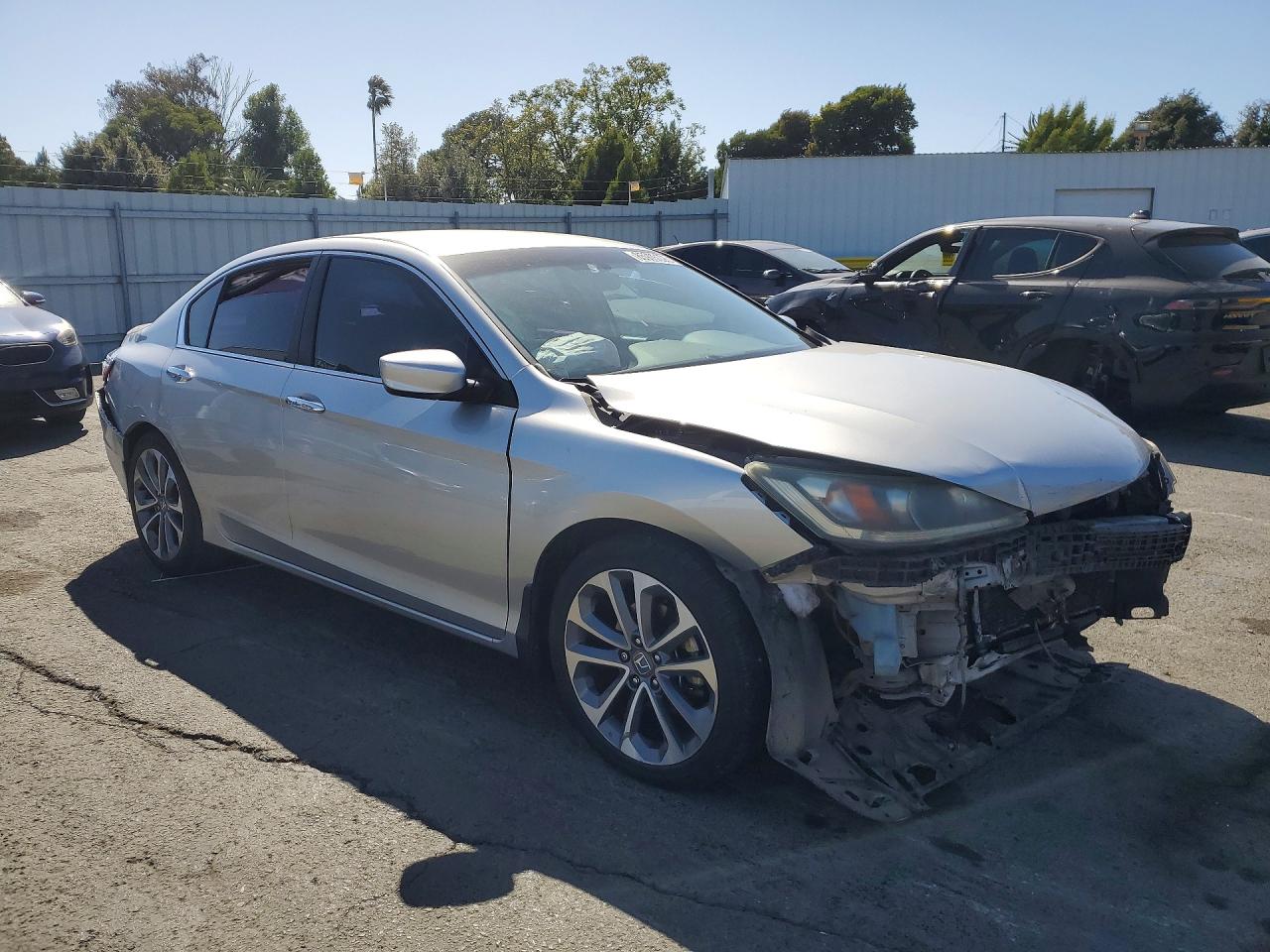 2014 Honda Accord Sport Серебряный vin: 1HGCR2F52EA112724