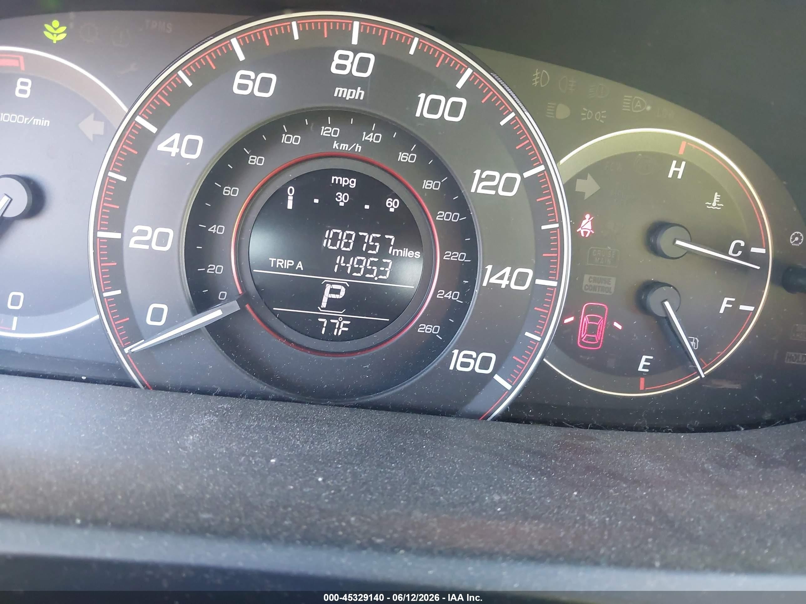 2014 Honda Accord Sport Gray vin: 1HGCR2F52EA133329