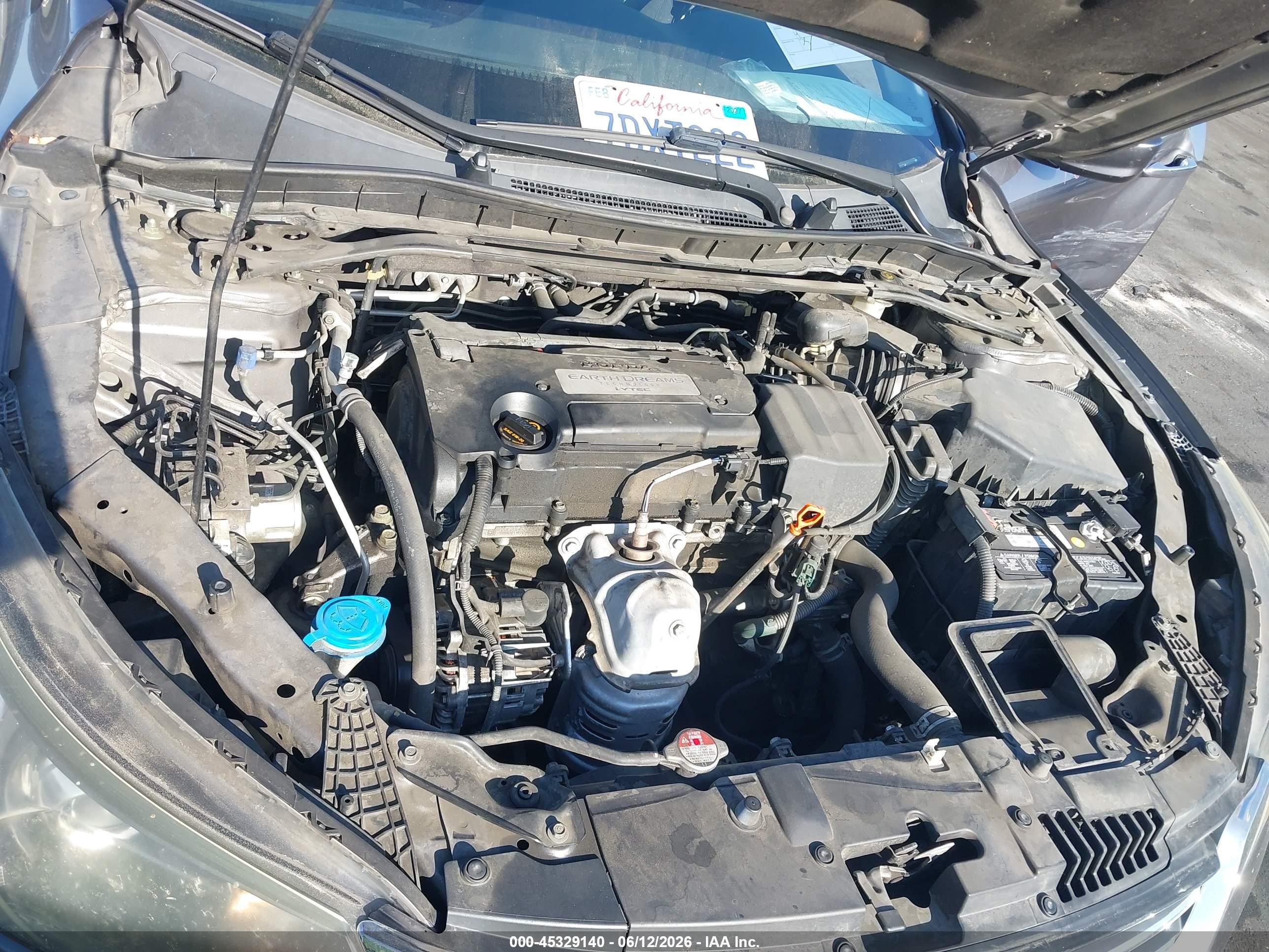 2014 Honda Accord Sport Gray vin: 1HGCR2F52EA133329