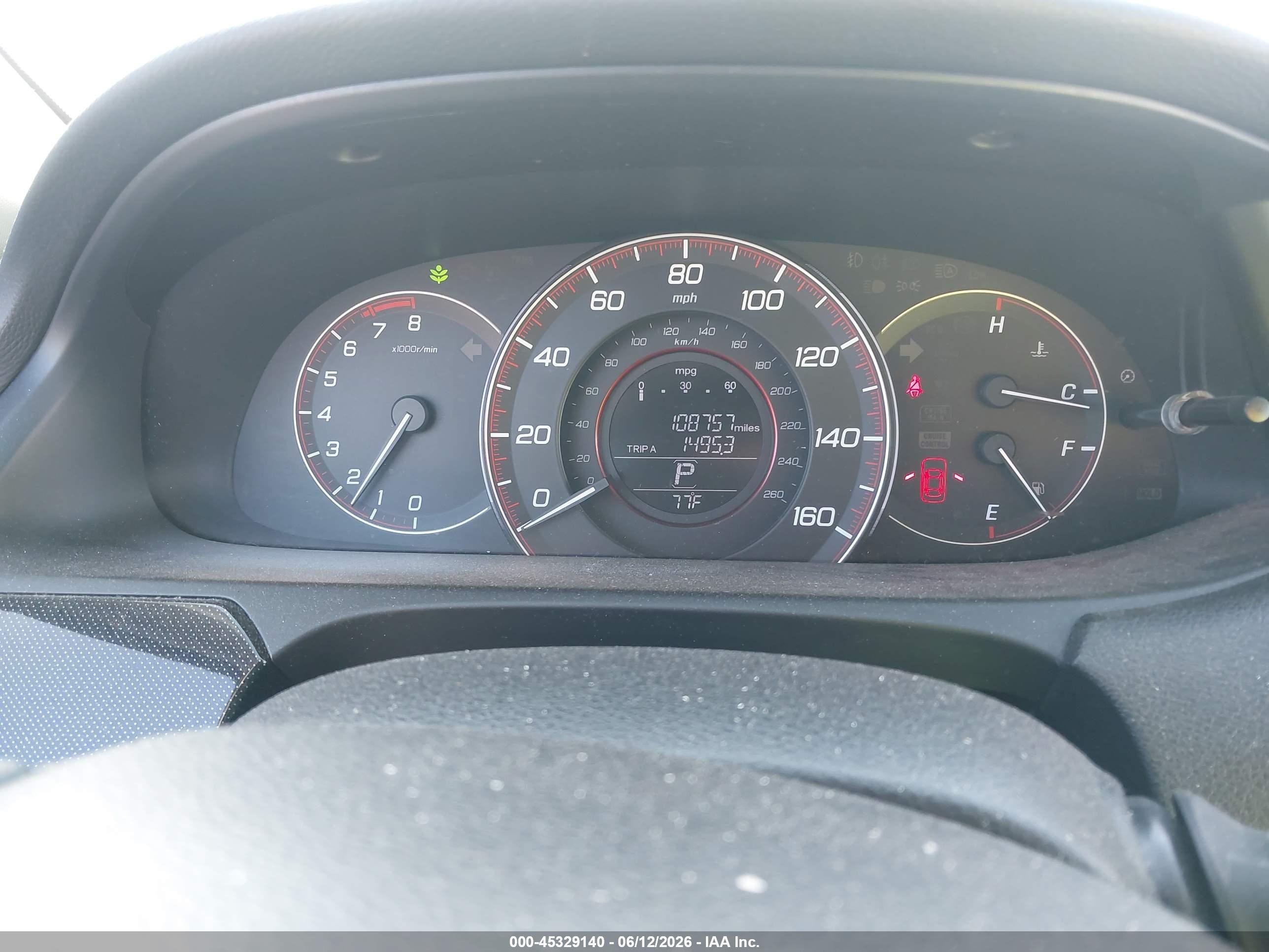 2014 Honda Accord Sport Gray vin: 1HGCR2F52EA133329