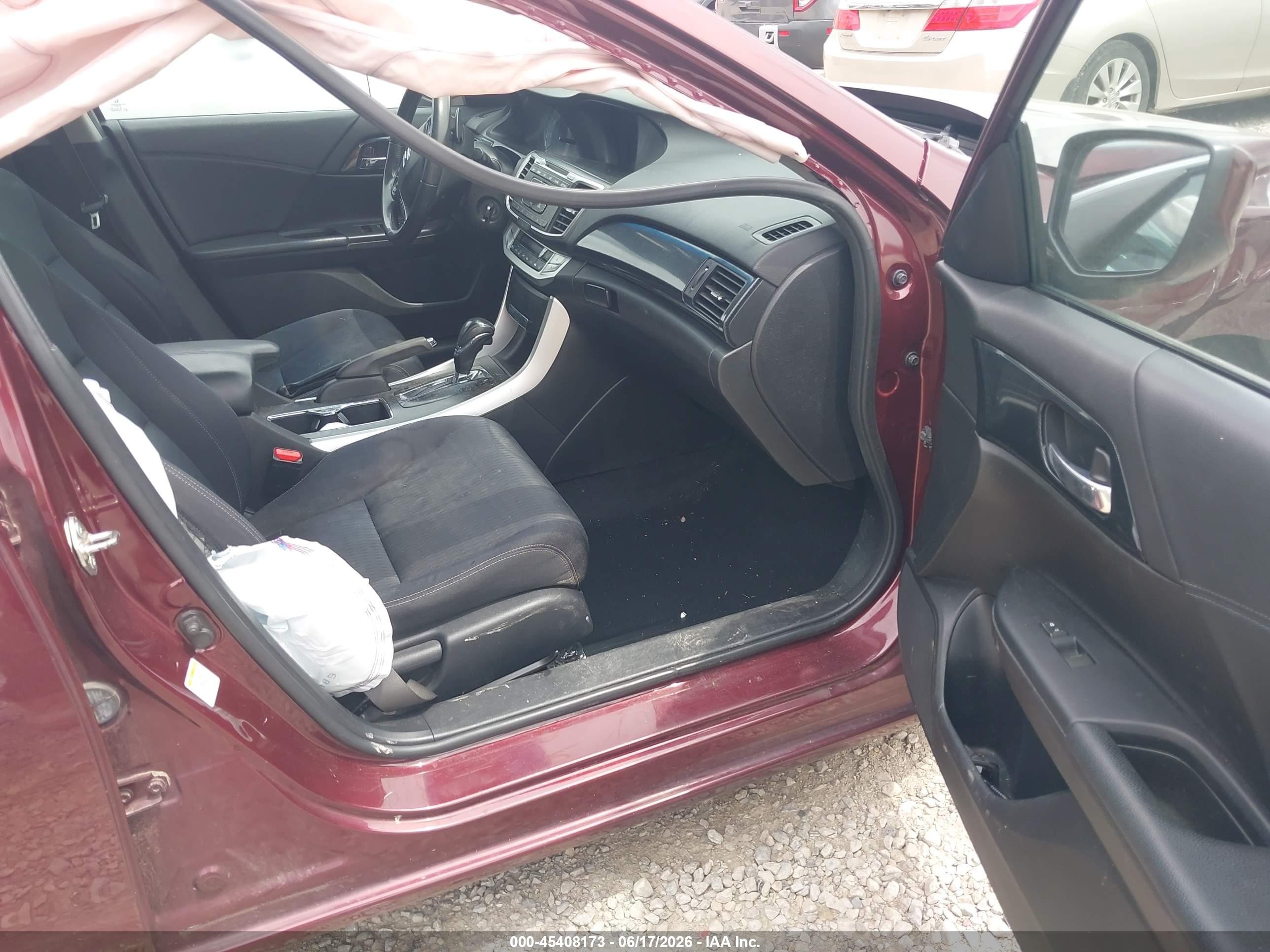 2014 Honda Accord Sport Maroon vin: 1HGCR2F52EA252871