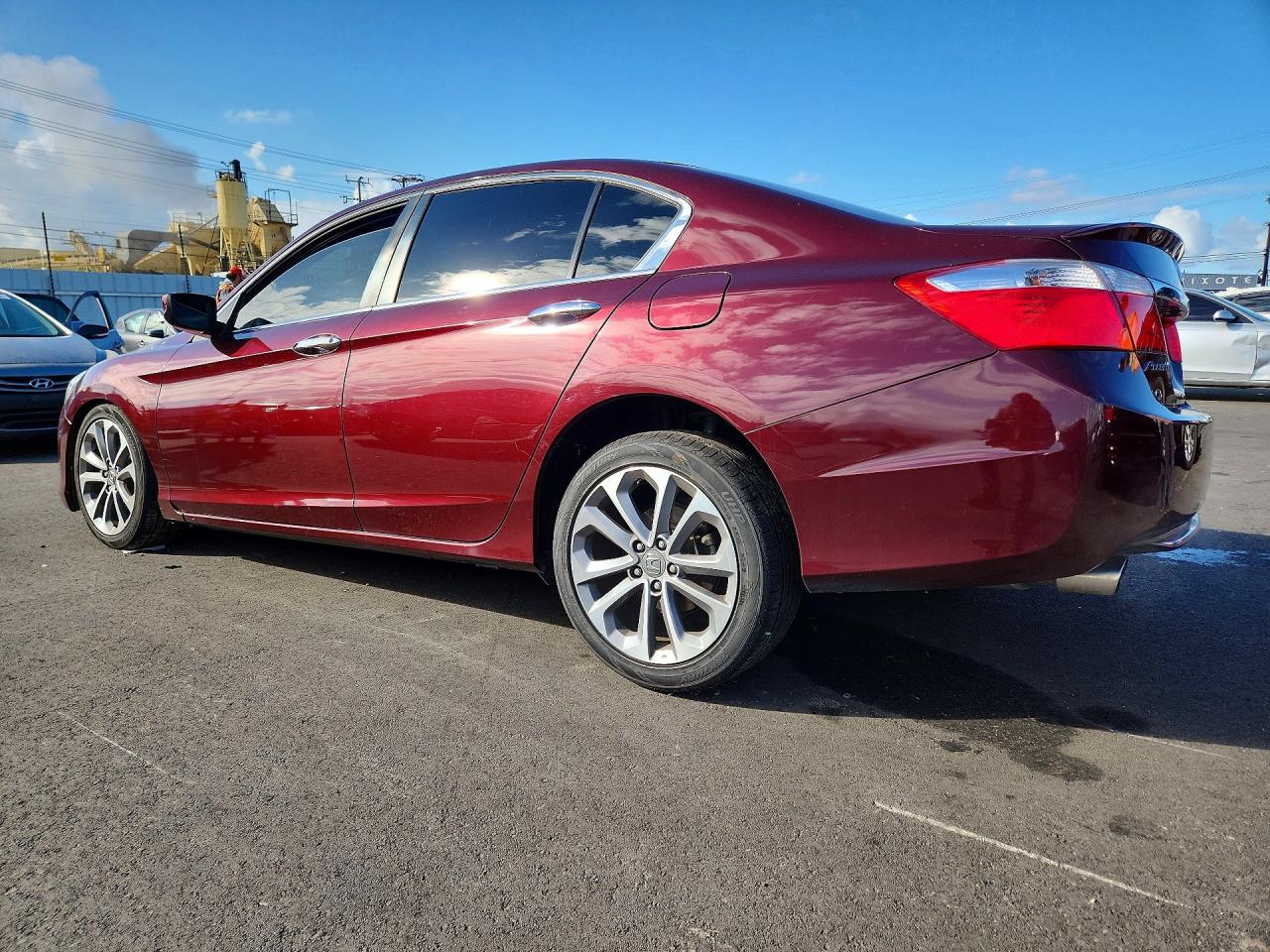 2014 Honda Accord Sport Бордовый vin: 1HGCR2F52EA252885