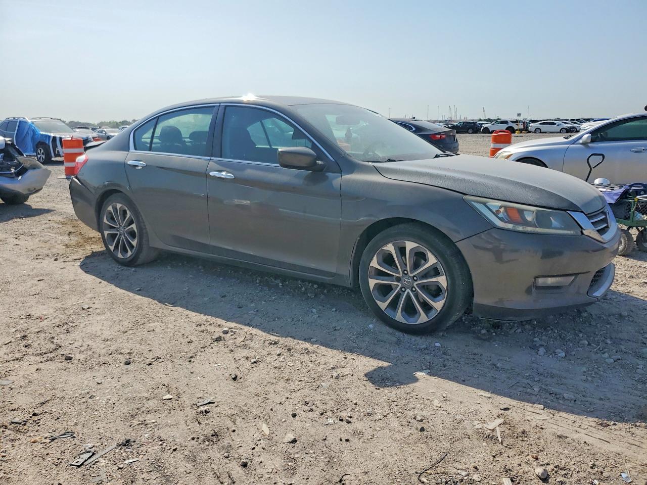 2014 Honda Accord Sport Gray vin: 1HGCR2F52EA267757