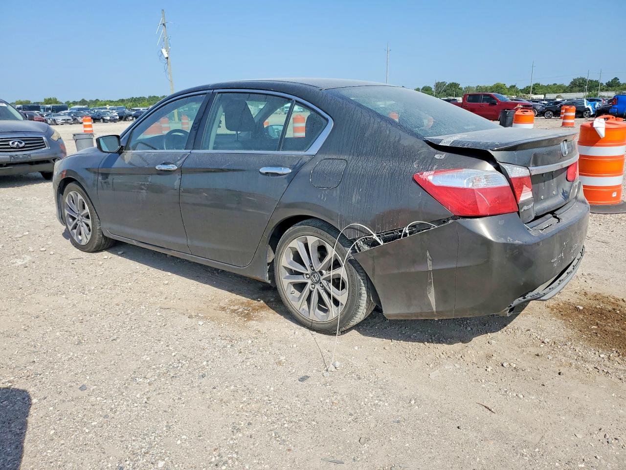 2014 Honda Accord Sport Gray vin: 1HGCR2F52EA267757