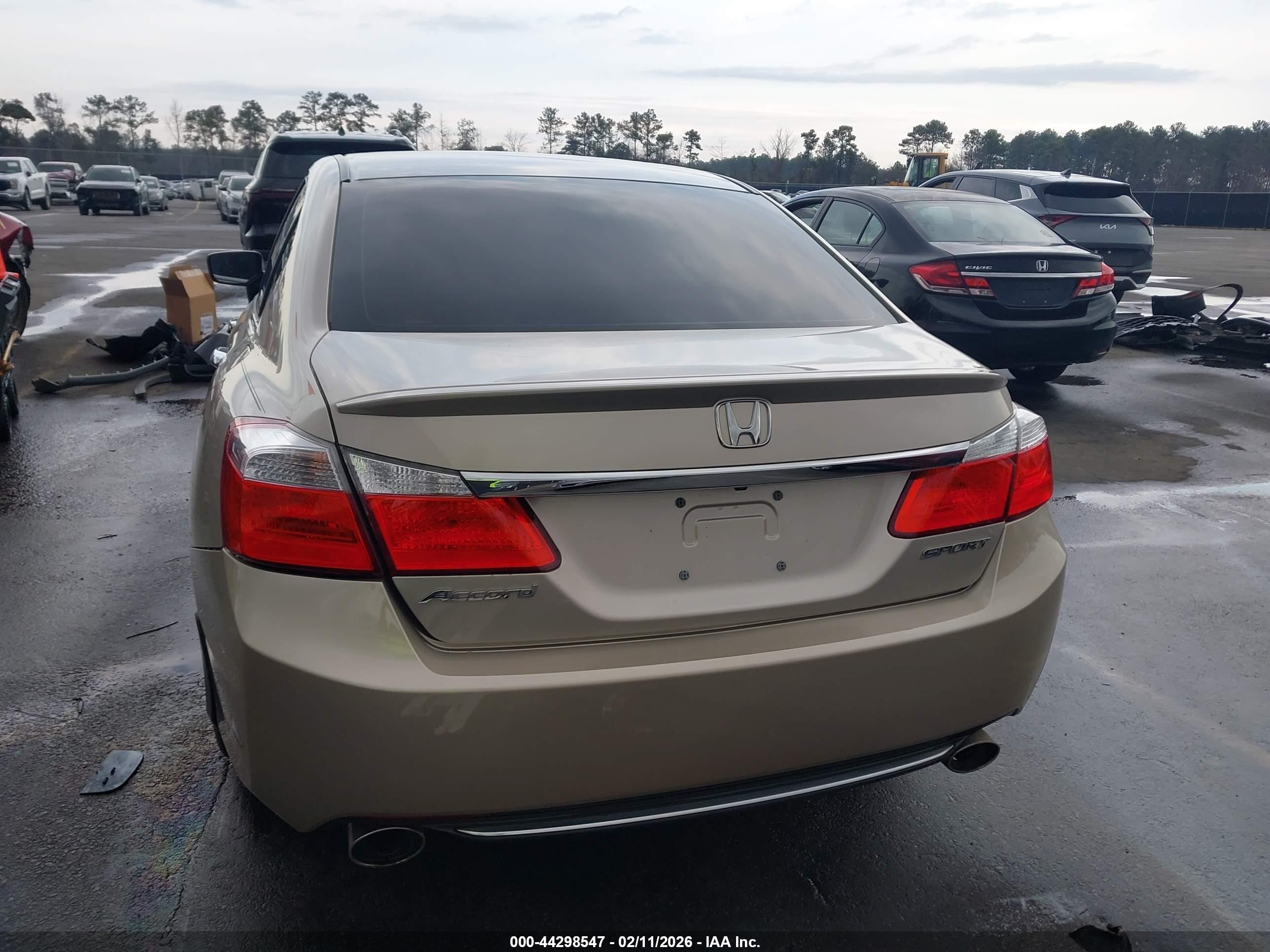 2014 Honda Accord Sport Tan vin: 1HGCR2F52EA272280