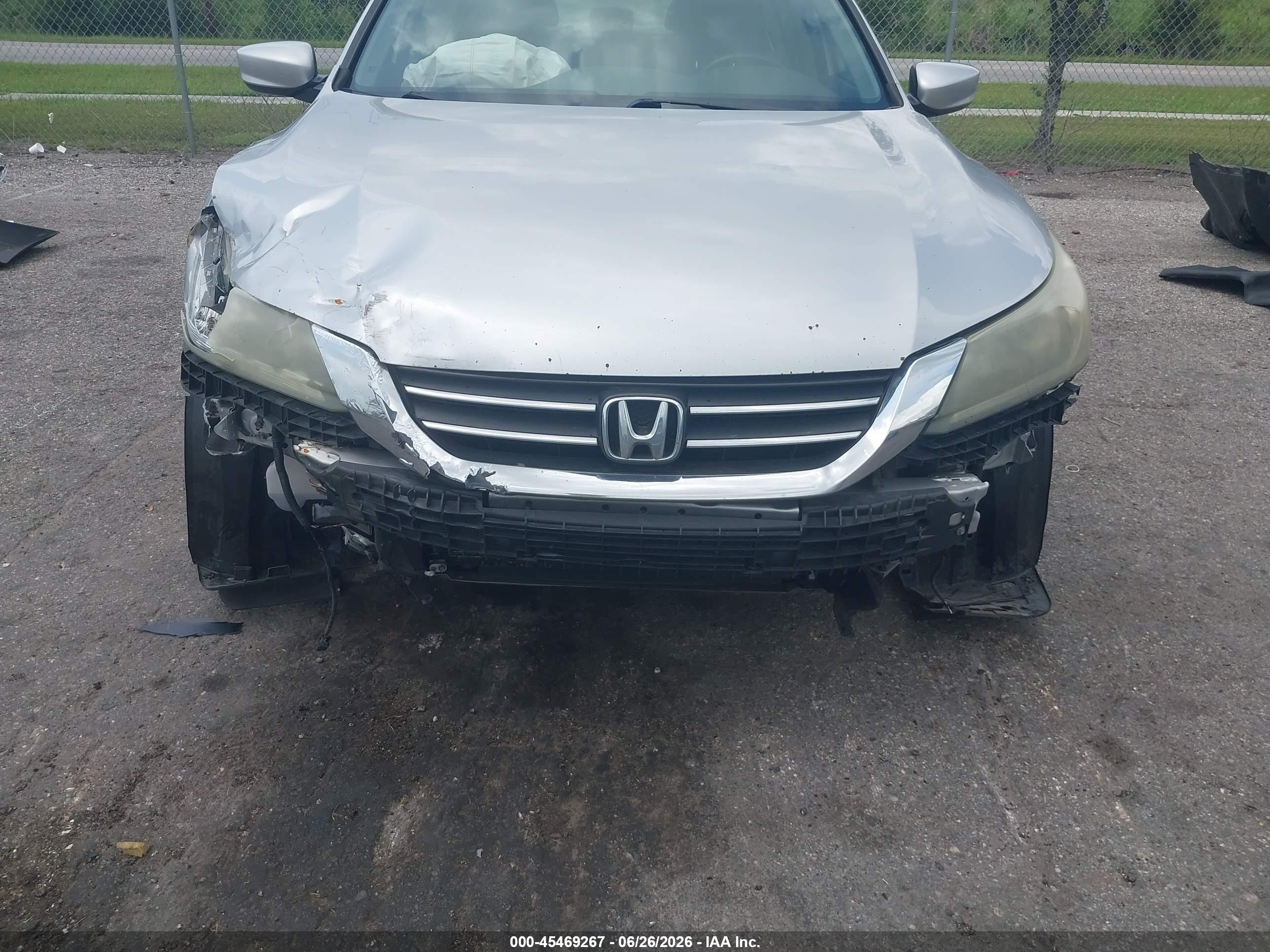 2014 Honda Accord Sport Silver vin: 1HGCR2F52EA282985