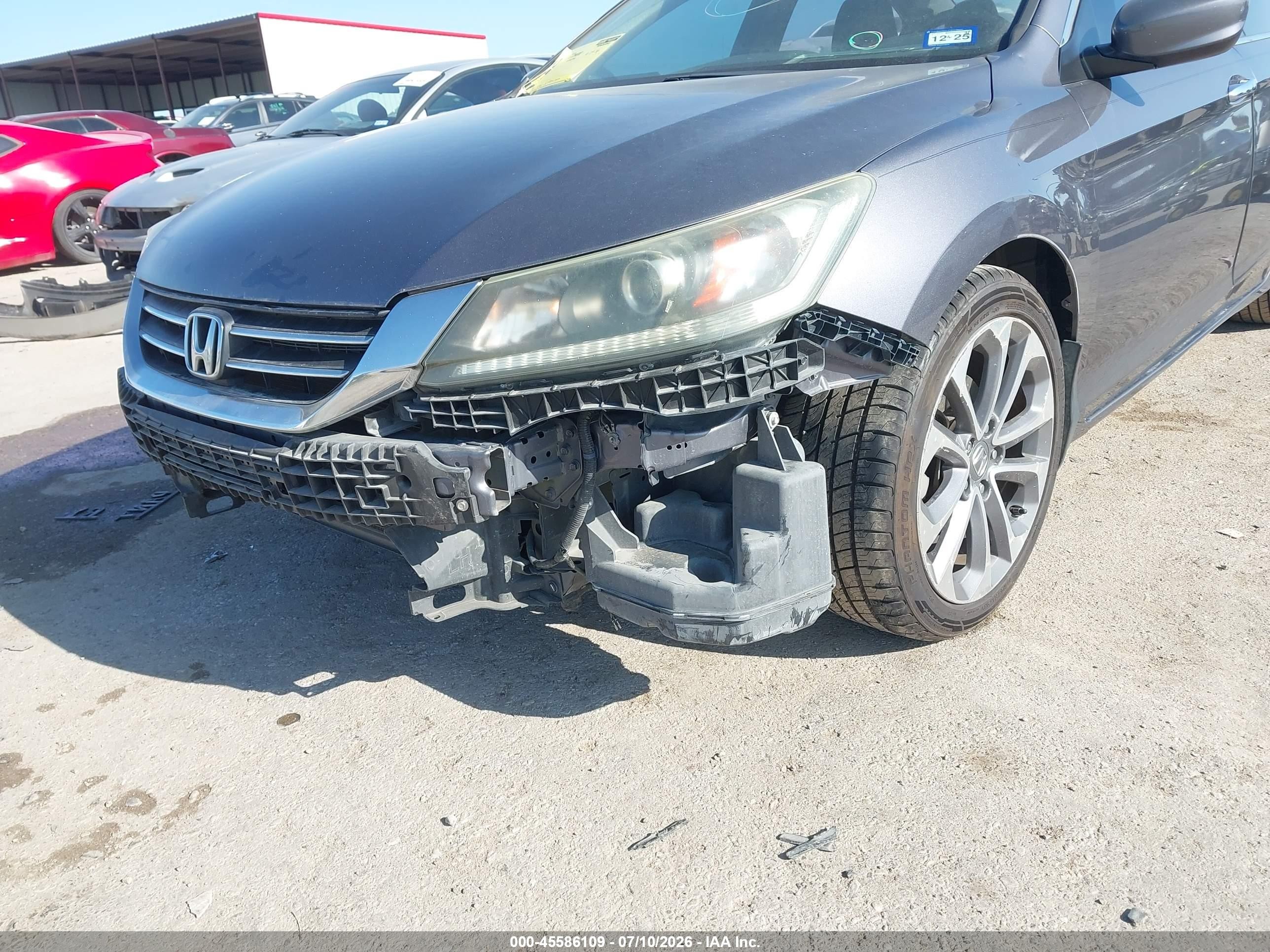 2015 Honda Accord Sport Gray vin: 1HGCR2F52FA000457