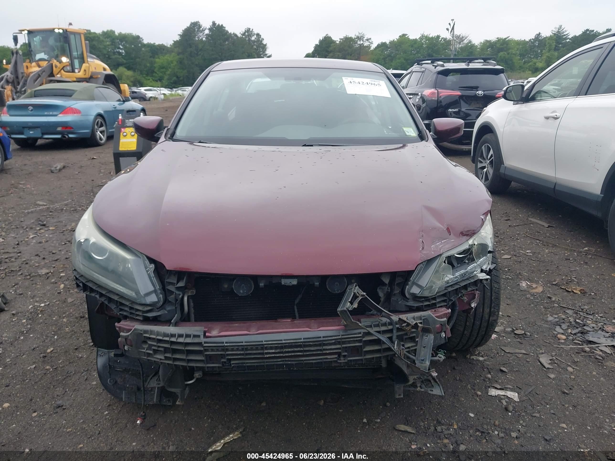 2015 Honda Accord Sport Maroon vin: 1HGCR2F52FA033751