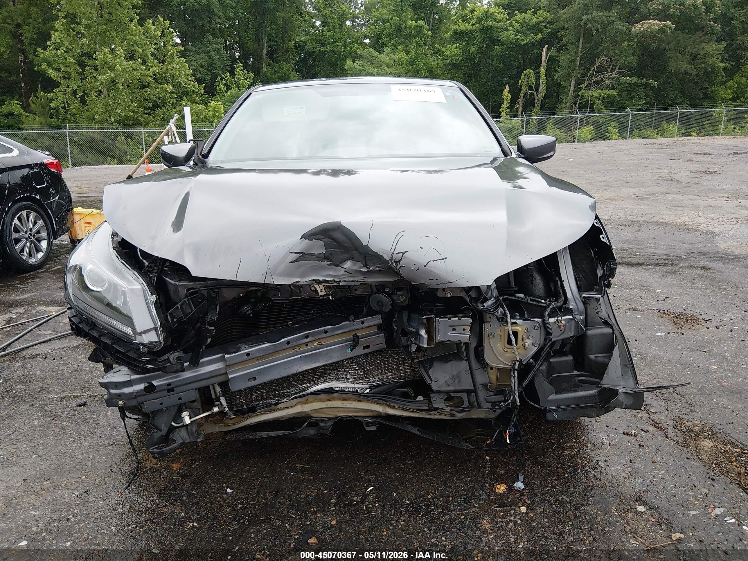 2015 Honda Accord Sport Gray vin: 1HGCR2F52FA036410