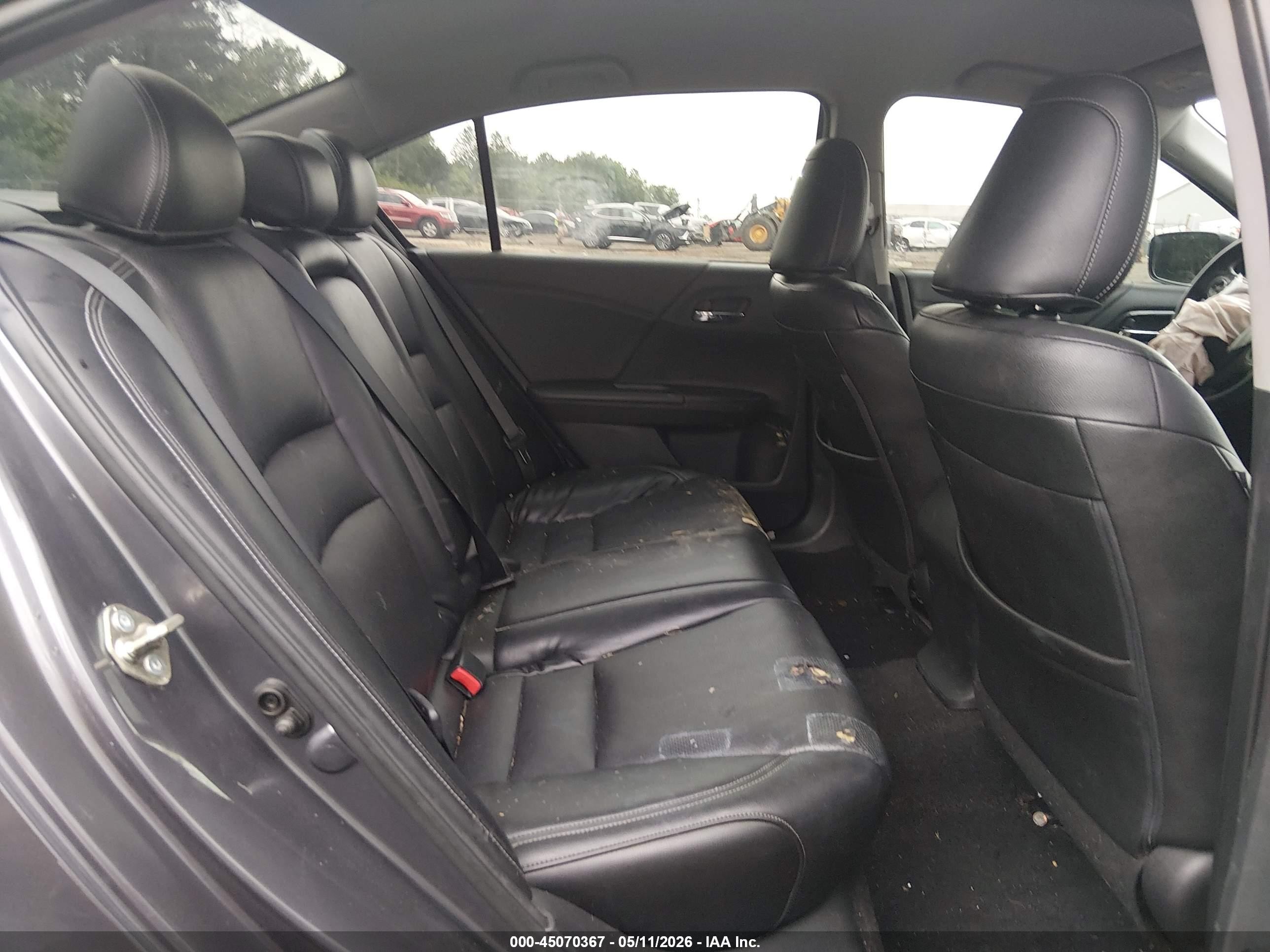 2015 Honda Accord Sport Gray vin: 1HGCR2F52FA036410