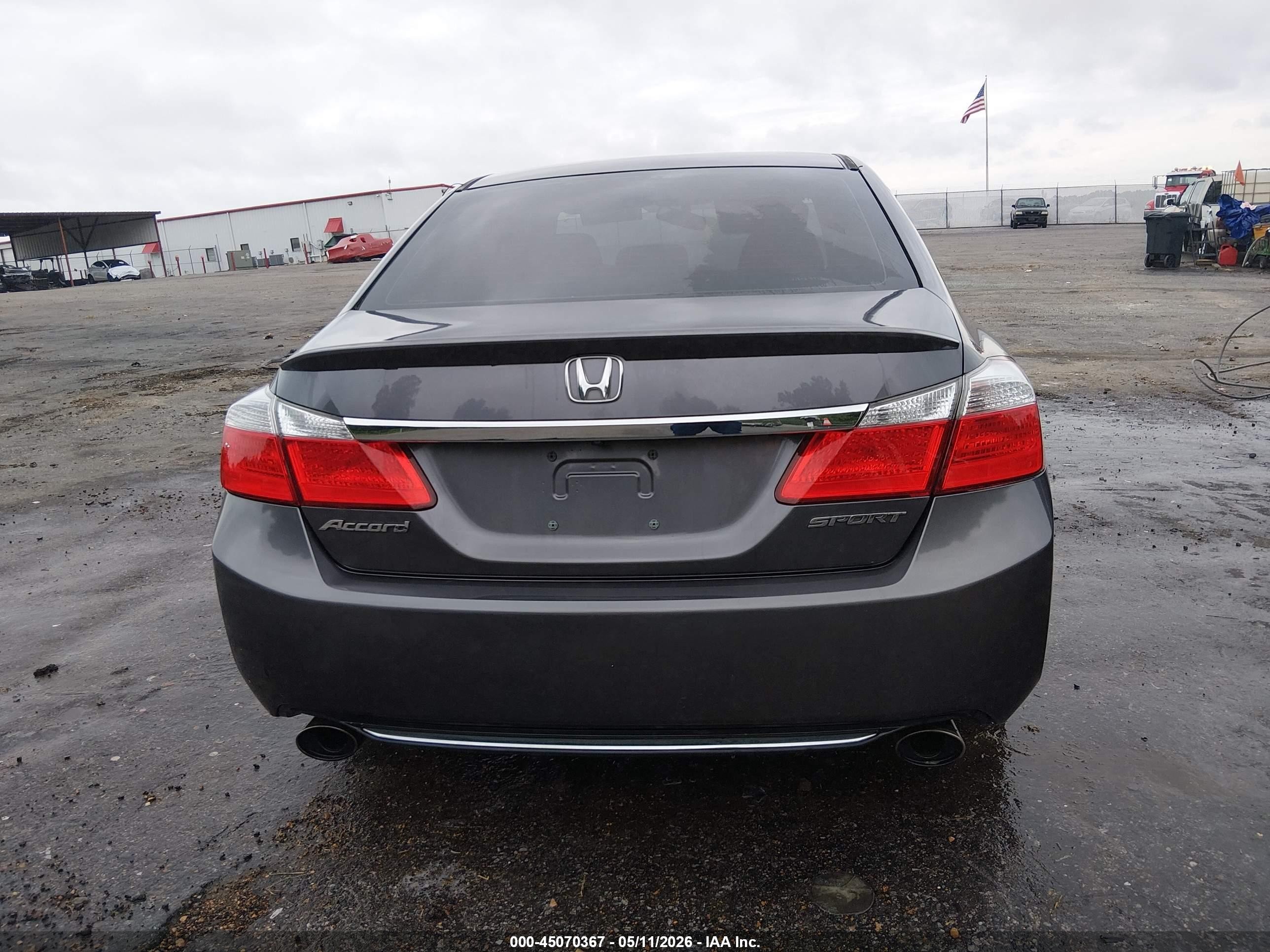 2015 Honda Accord Sport Gray vin: 1HGCR2F52FA036410