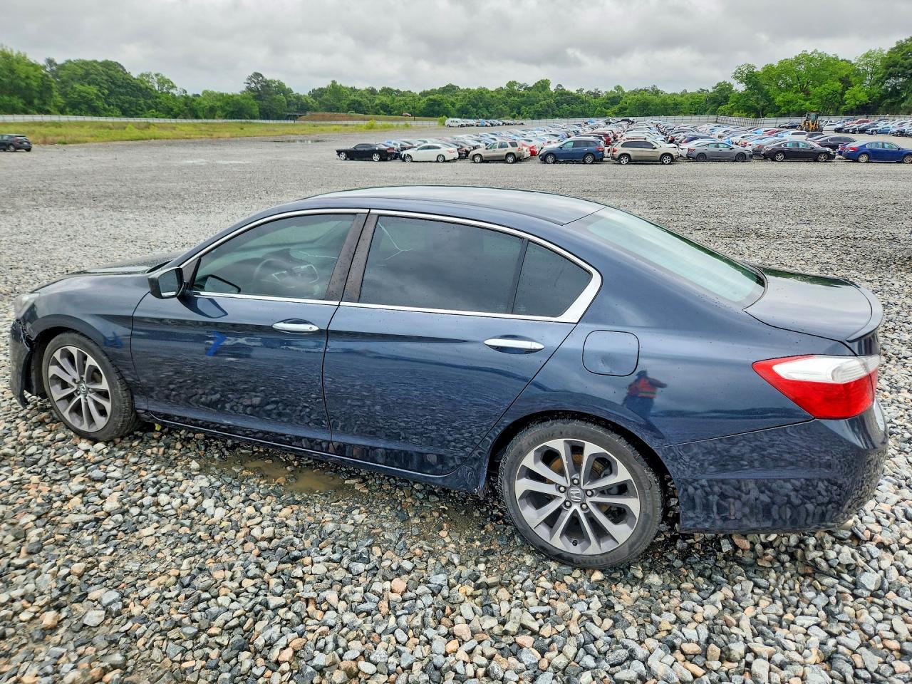 2015 Honda Accord Sport Синий vin: 1HGCR2F52FA044197