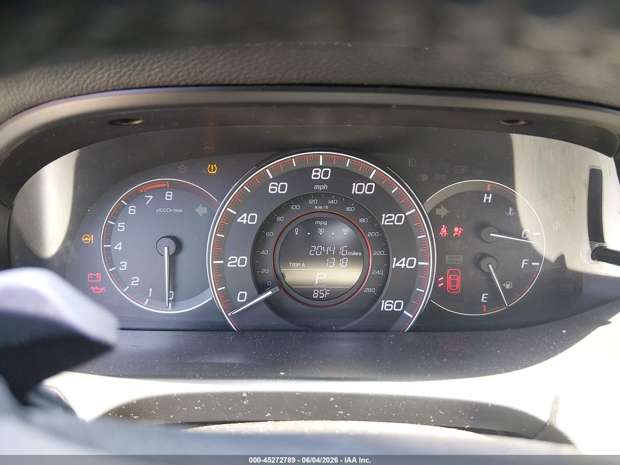 2015 Honda Accord Sport Бордовый vin: 1HGCR2F52FA049657