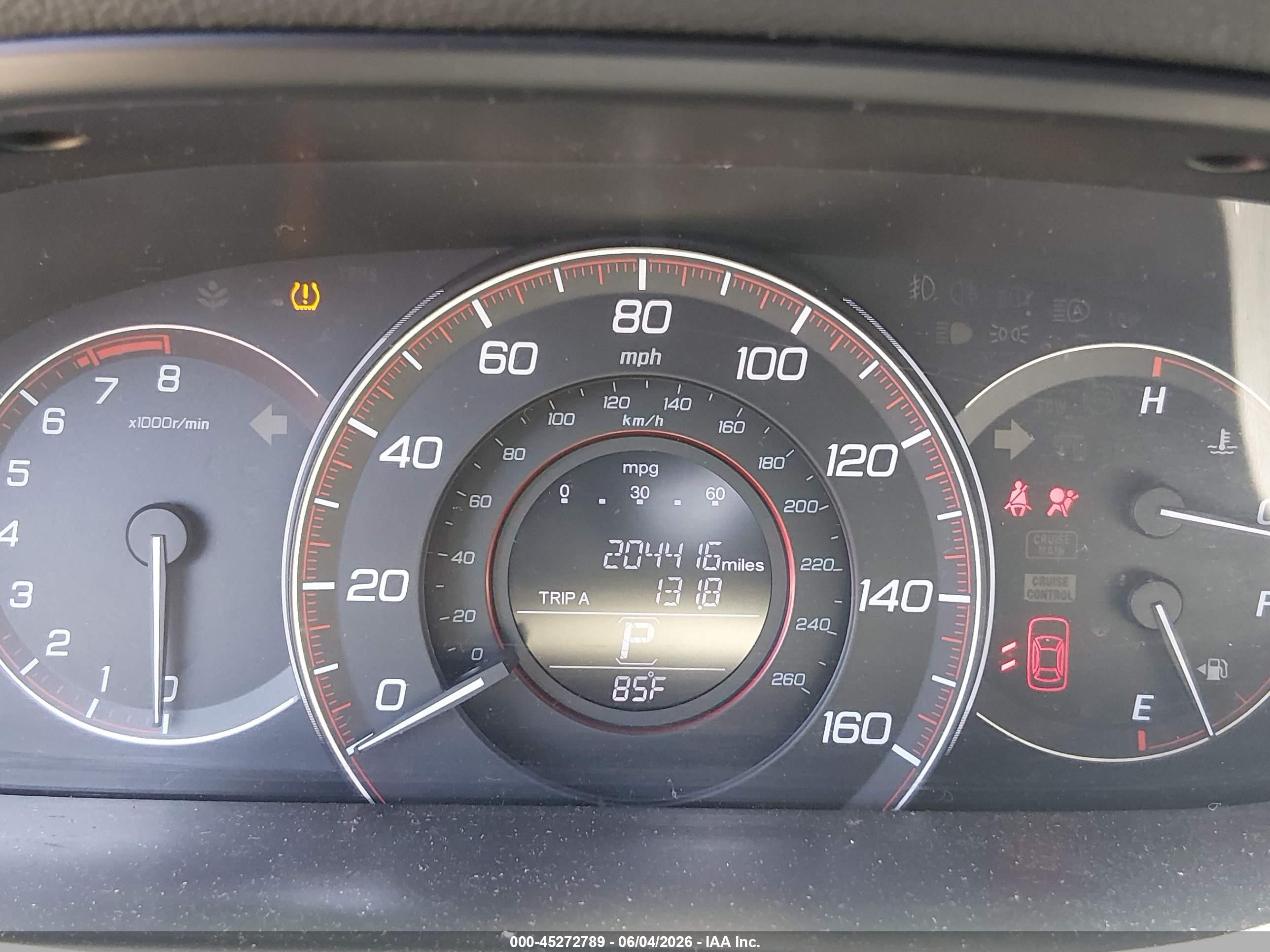2015 Honda Accord Sport Бордовый vin: 1HGCR2F52FA049657