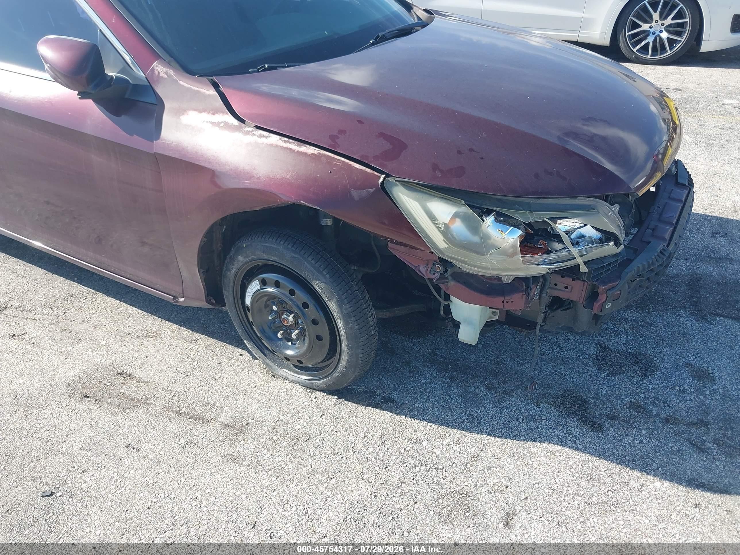 2015 Honda Accord Sport Maroon vin: 1HGCR2F52FA049657