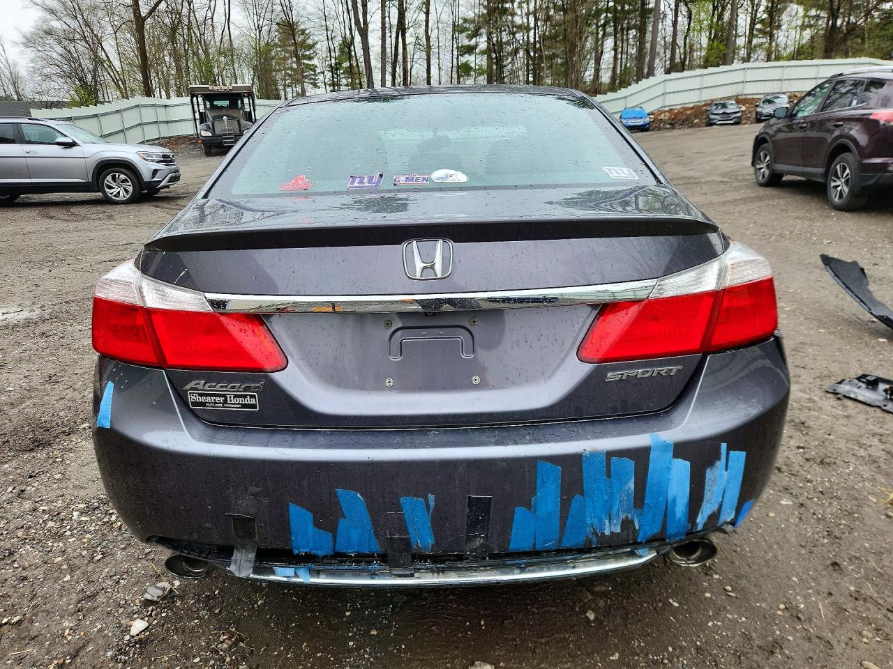 2015 Honda Accord Sport Gray vin: 1HGCR2F52FA091164