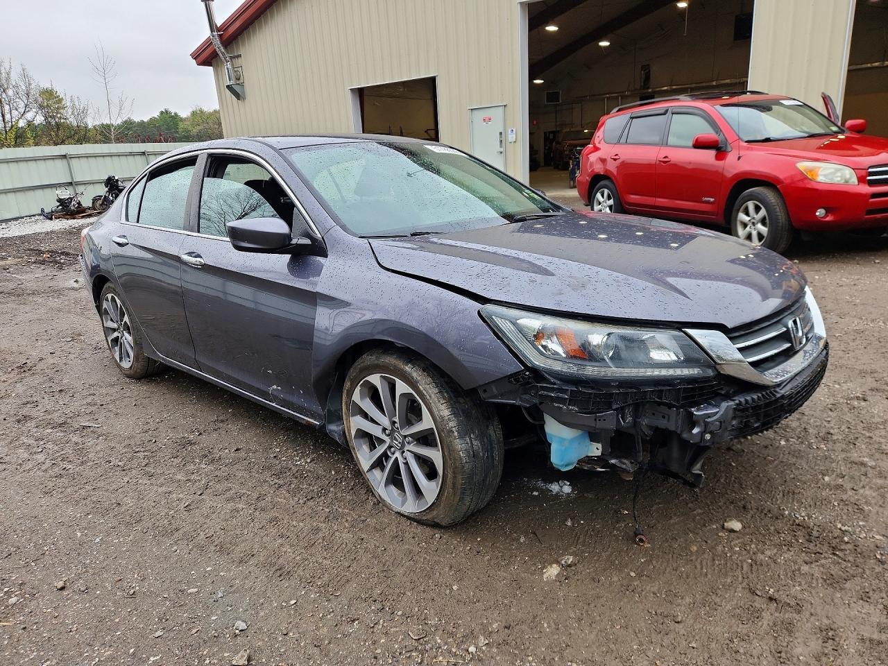 2015 Honda Accord Sport Gray vin: 1HGCR2F52FA091164