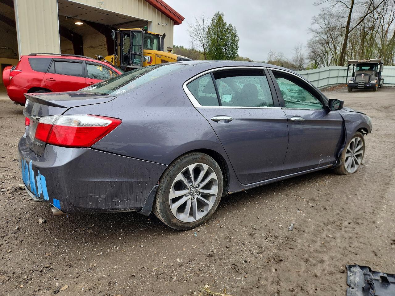 2015 Honda Accord Sport Gray vin: 1HGCR2F52FA091164