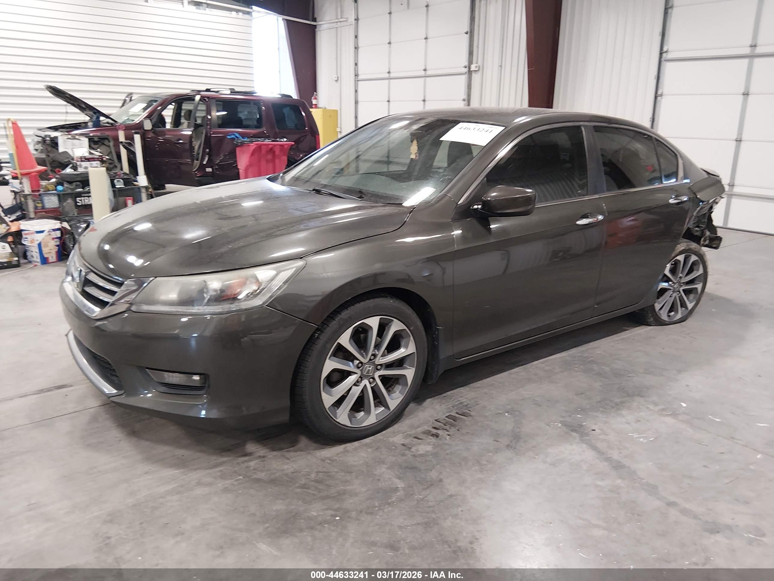 2015 Honda Accord Sport Gray vin: 1HGCR2F52FA091617