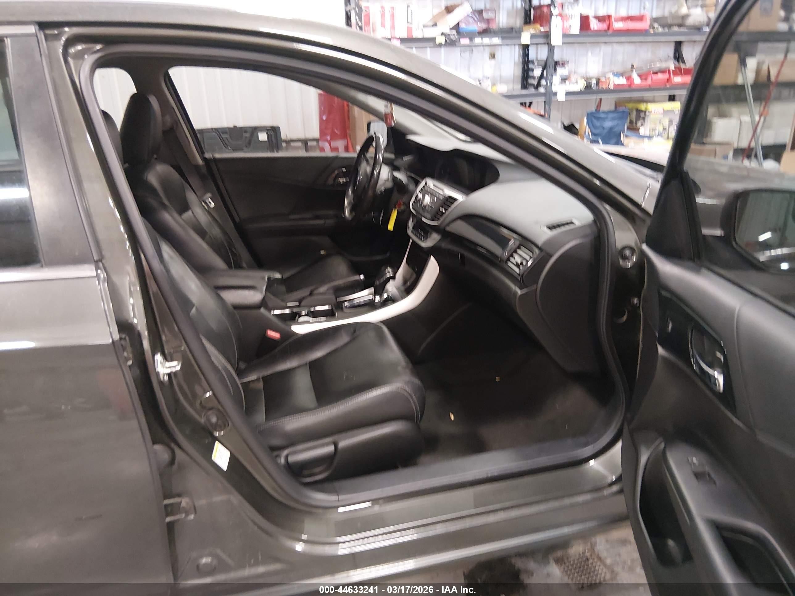 2015 Honda Accord Sport Gray vin: 1HGCR2F52FA091617