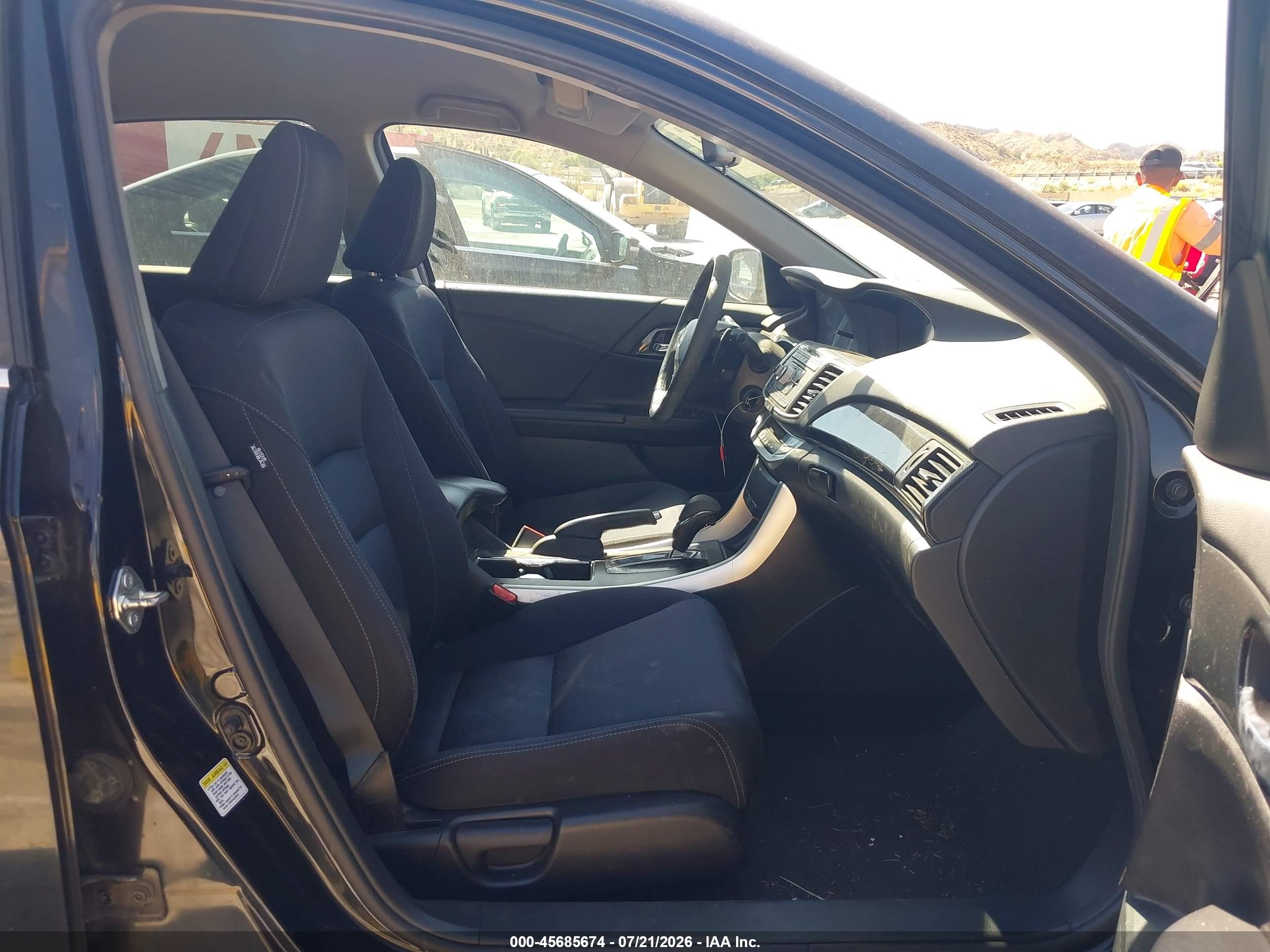 2015 Honda Accord Sport Black vin: 1HGCR2F52FA105368