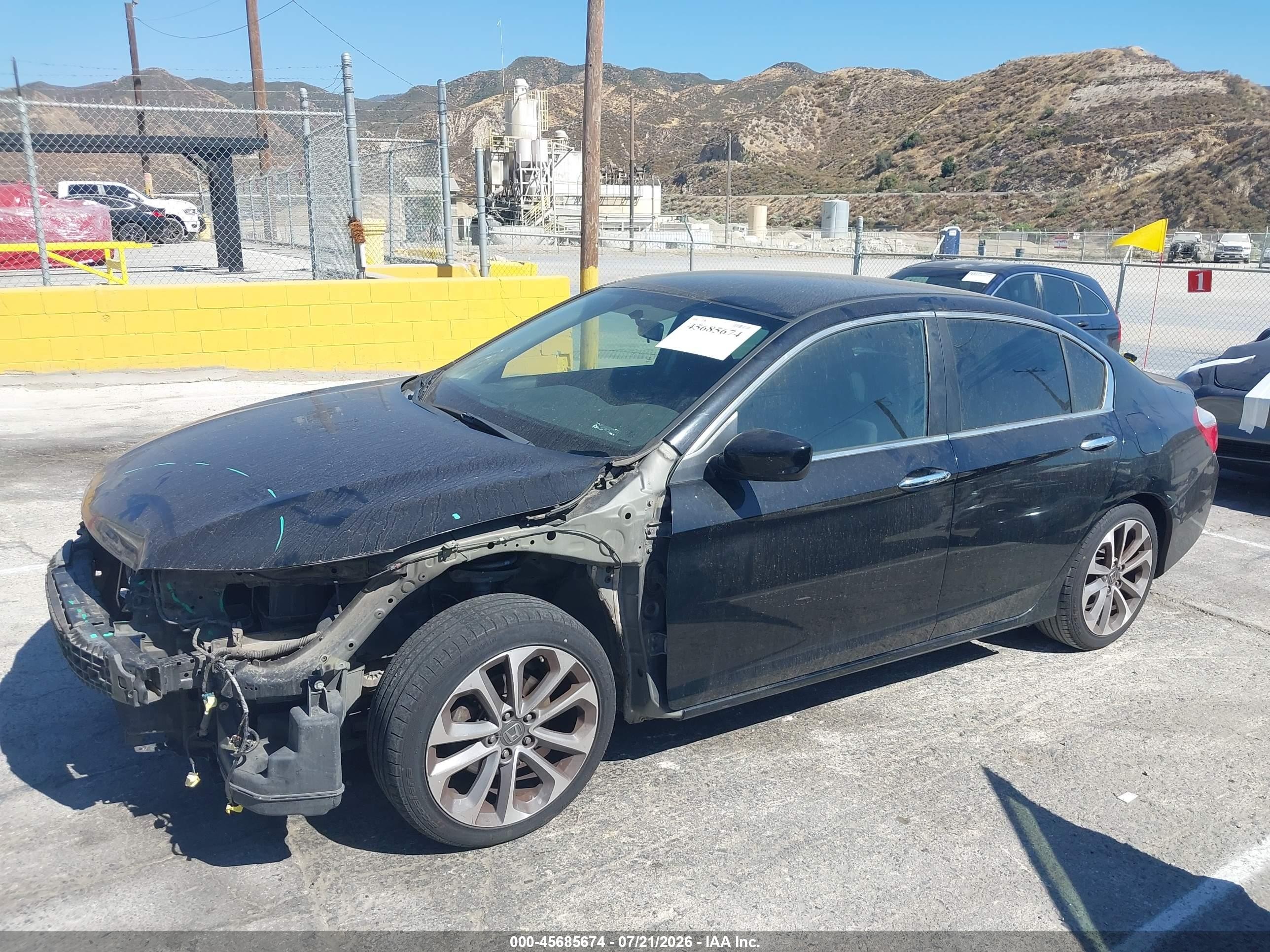 2015 Honda Accord Sport Black vin: 1HGCR2F52FA105368